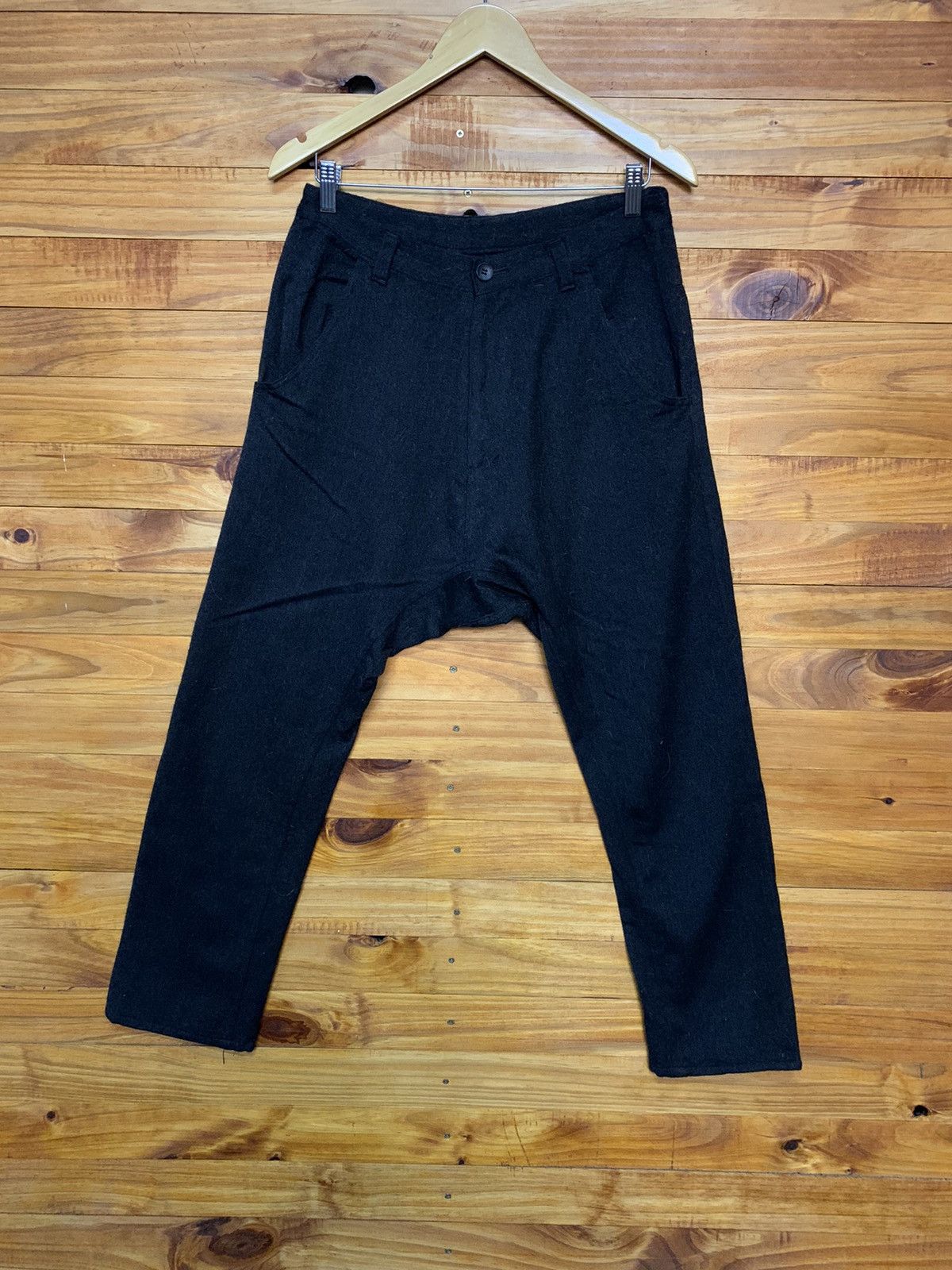 Japanese Brand Grand Global Design Dryed Drop Wool Trousers Made In Japan Size US 30 / EU 46 - 1 Thumbnail