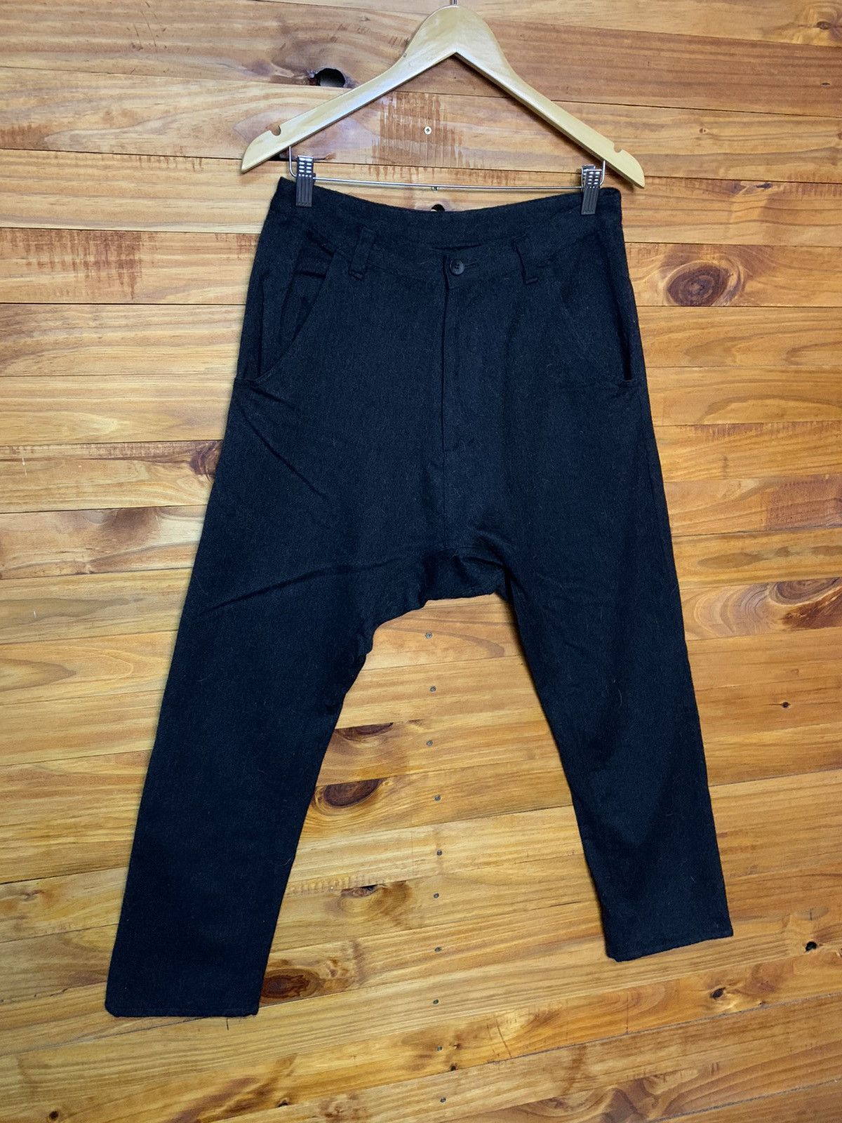 Japanese Brand Grand Global Design Dryed Drop Wool Trousers Made In Japan Size US 30 / EU 46 - 3 Thumbnail