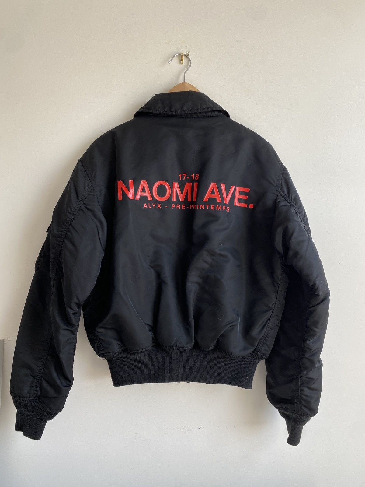 ALYX NAOMI AVE. MA-1ジャケット XS ALYX x Alpha Industries Naomi Ave Bomber Capsule | Hypebae