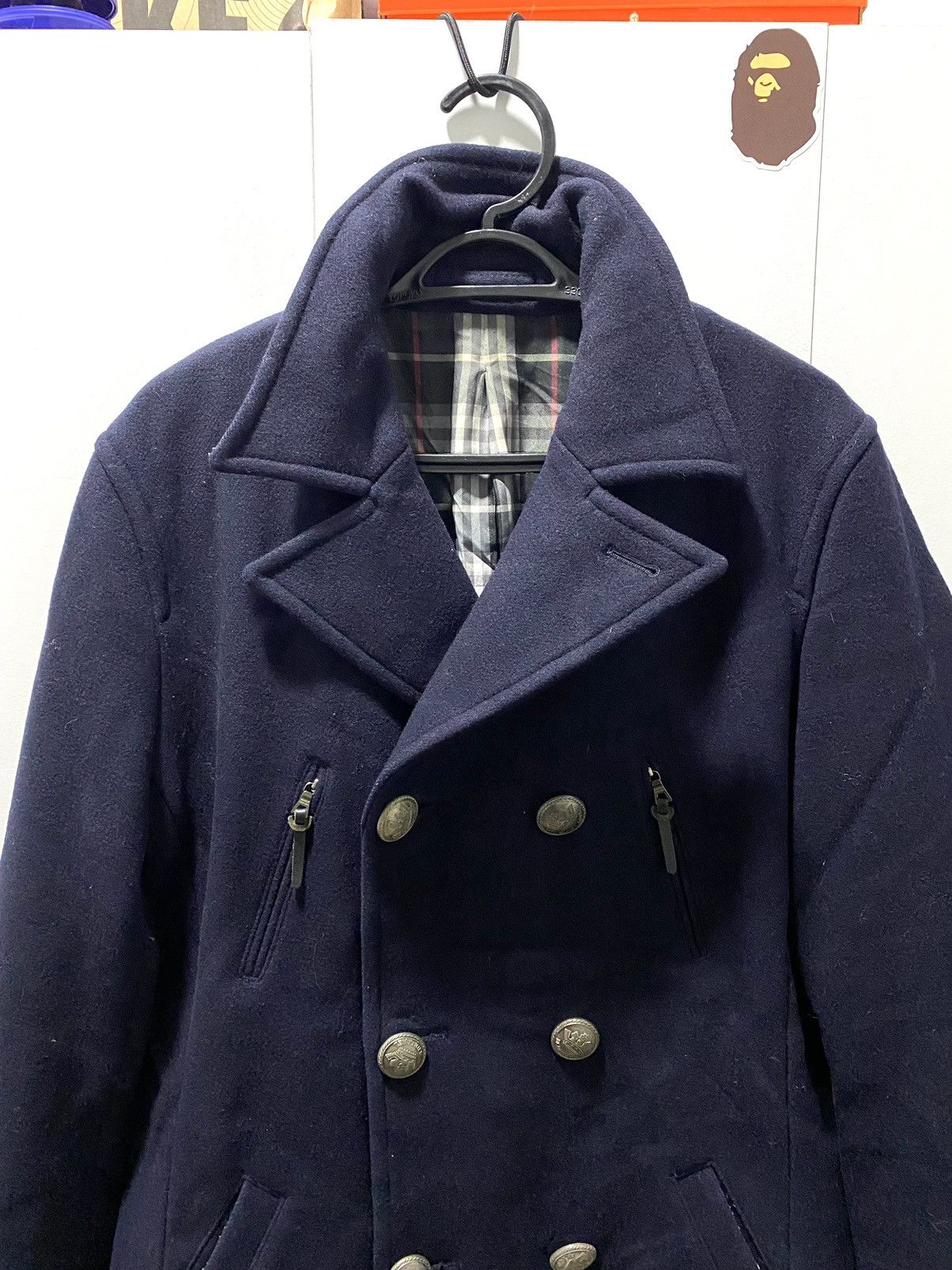 Burberry Burberry London Blue Label Double Breasted Jacket Coat Size US L / EU 52-54 / 3 - 2 Thumbnail