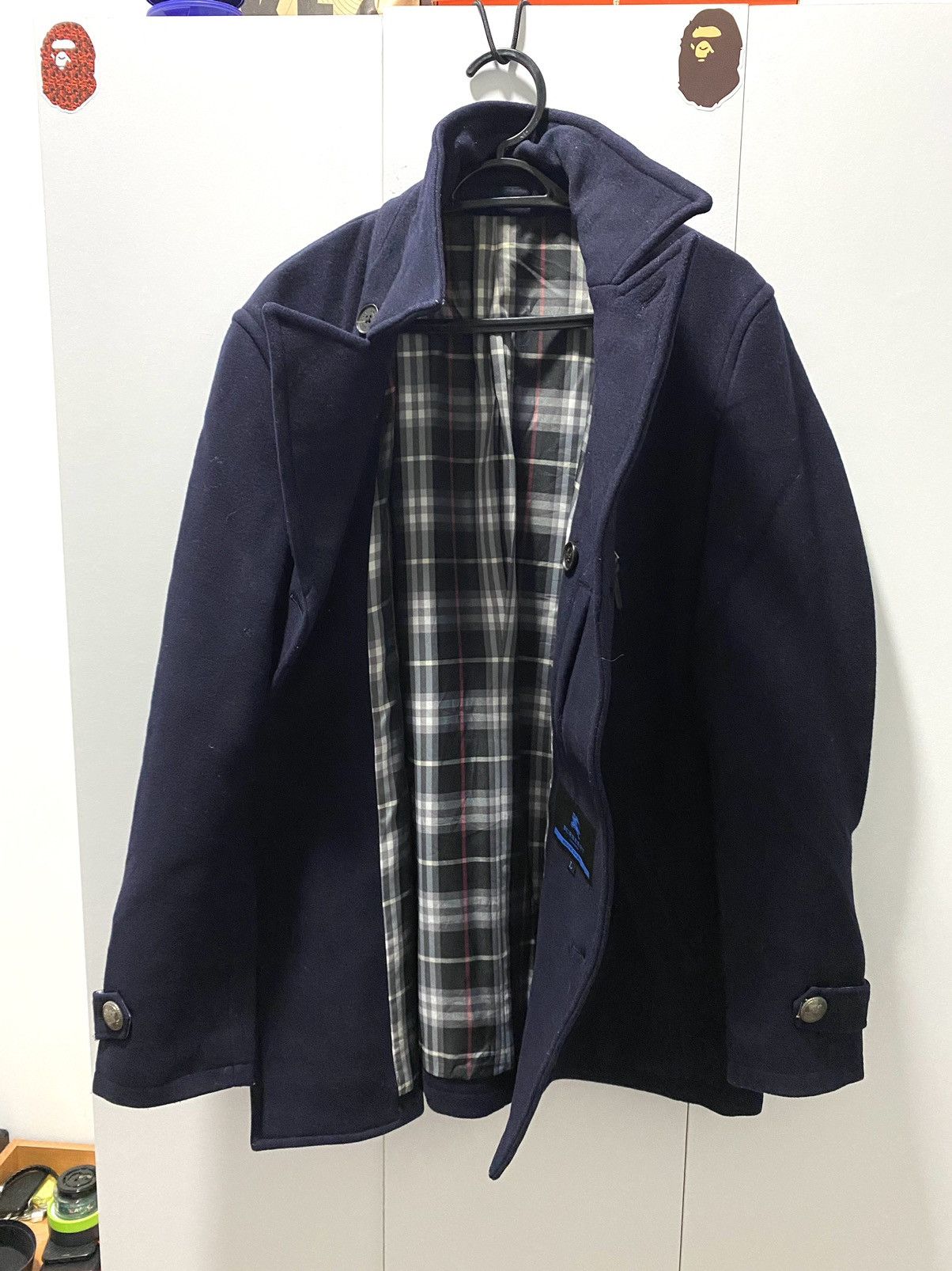 Burberry Burberry London Blue Label Double Breasted Jacket Coat Size US L / EU 52-54 / 3 - 7 Thumbnail