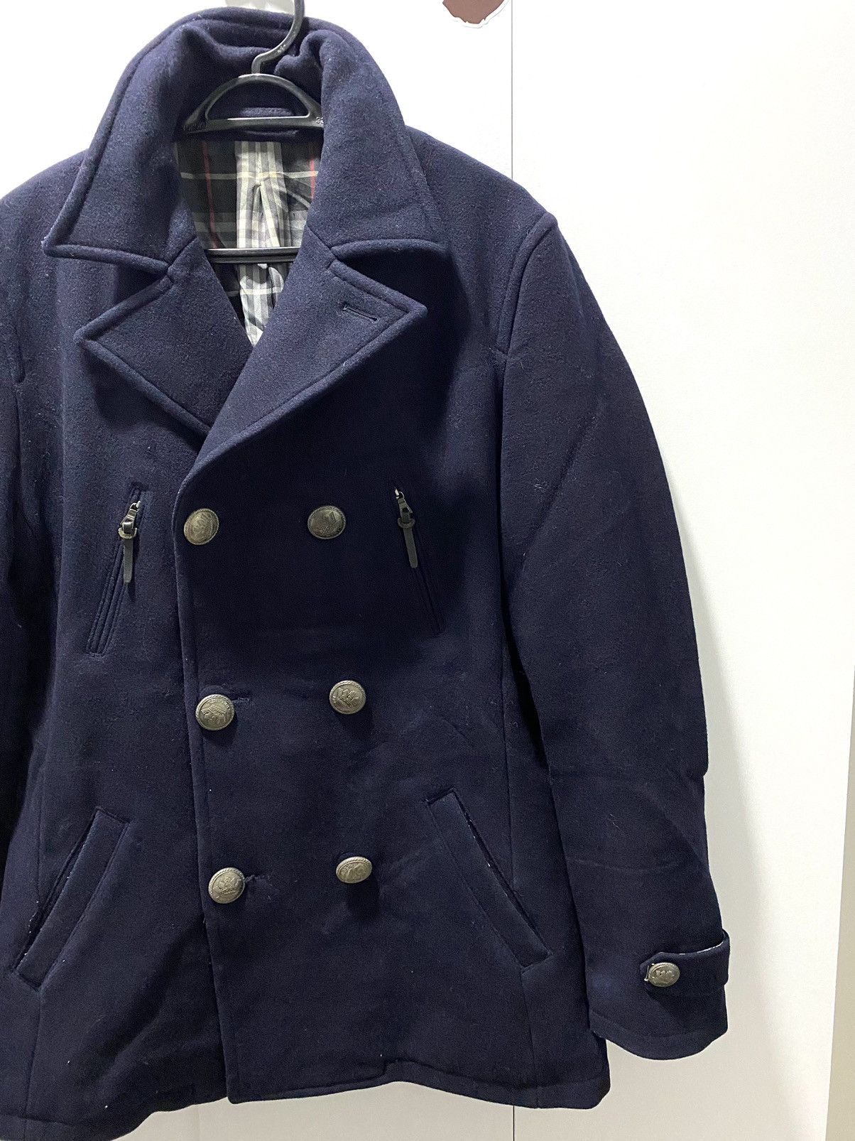 Burberry Burberry London Blue Label Double Breasted Jacket Coat Size US L / EU 52-54 / 3 - 4 Thumbnail