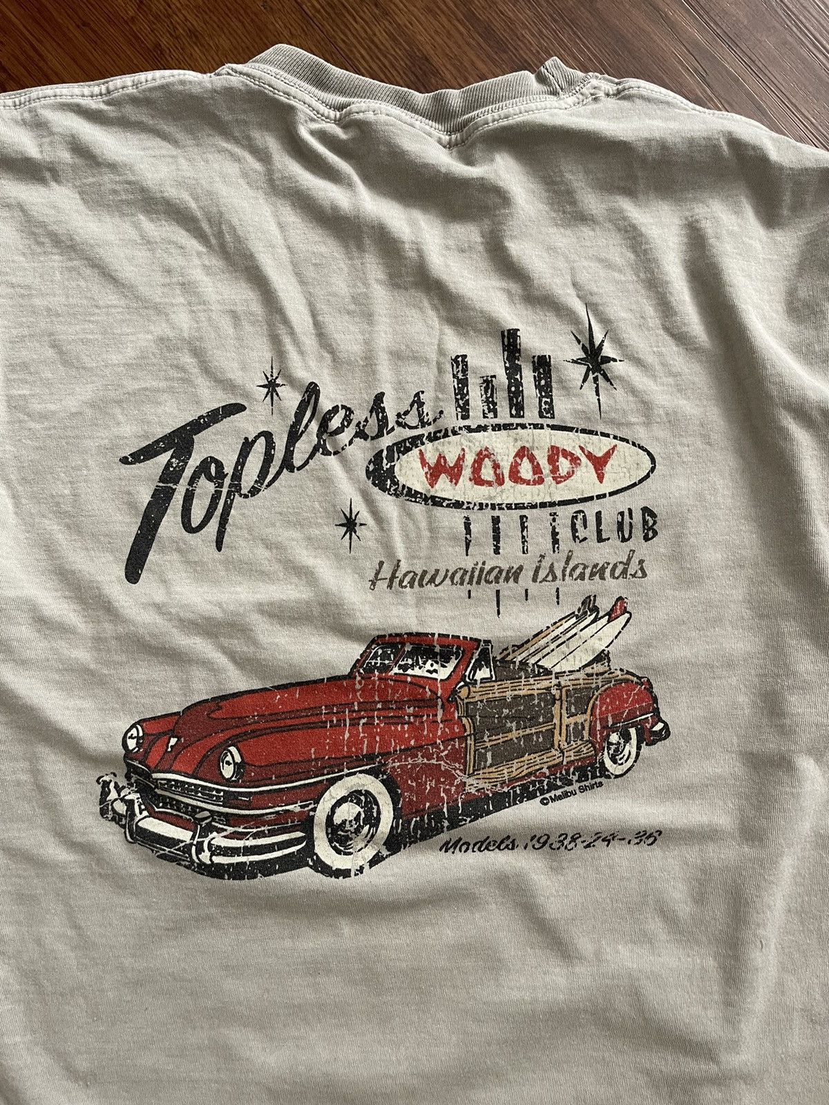 Vintage Topless Woodys vintage faded tee Size US M / EU 48-50 / 2 - 2 Thumbnail