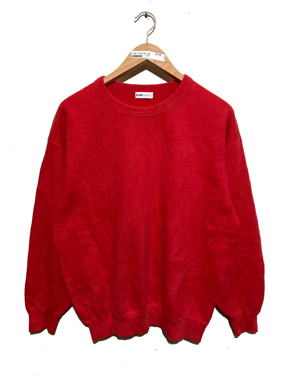 Japanese Brand × Vintage Vintage Van Jac Embroidered Logo Sweatshirts Size US L / EU 52-54 / 3 - 2 Thumbnail