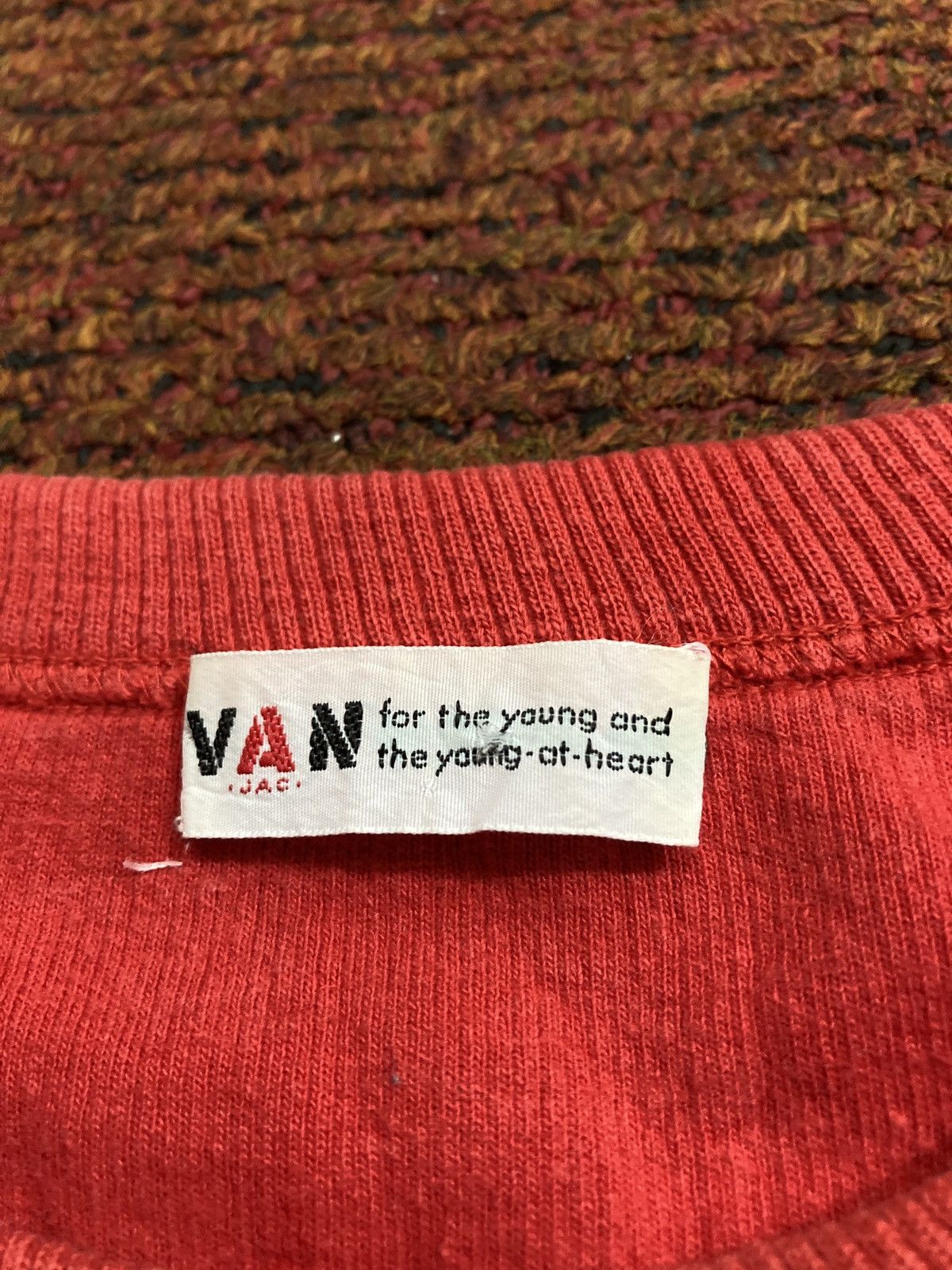 Japanese Brand × Vintage Vintage Van Jac Embroidered Logo Sweatshirts Size US L / EU 52-54 / 3 - 5 Thumbnail