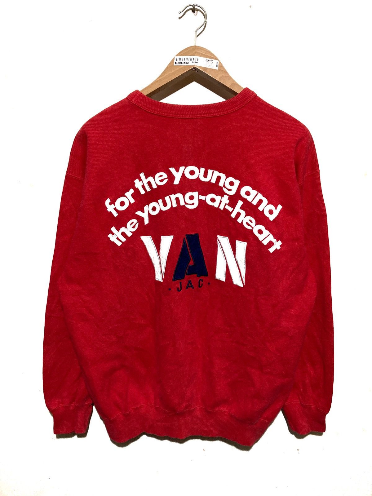 Vintage Van Jac Embroidered Logo Sweatshirts