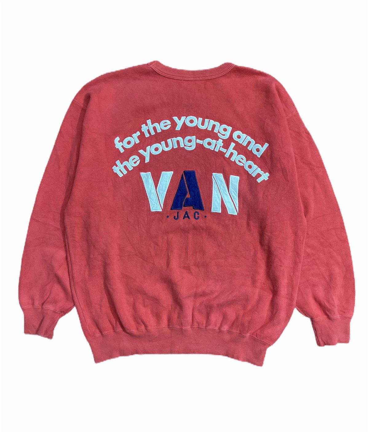 Japanese Brand × Vintage Vintage Van Jac Embroidered Logo Sweatshirts Size US L / EU 52-54 / 3 - 3 Thumbnail