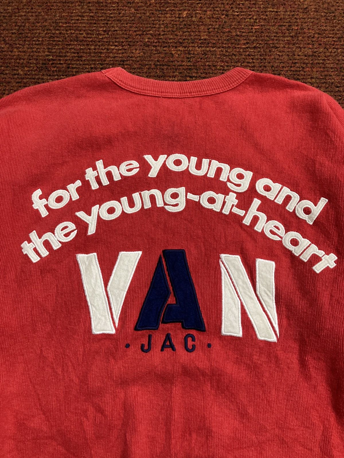 Japanese Brand × Vintage Vintage Van Jac Embroidered Logo Sweatshirts Size US L / EU 52-54 / 3 - 4 Thumbnail