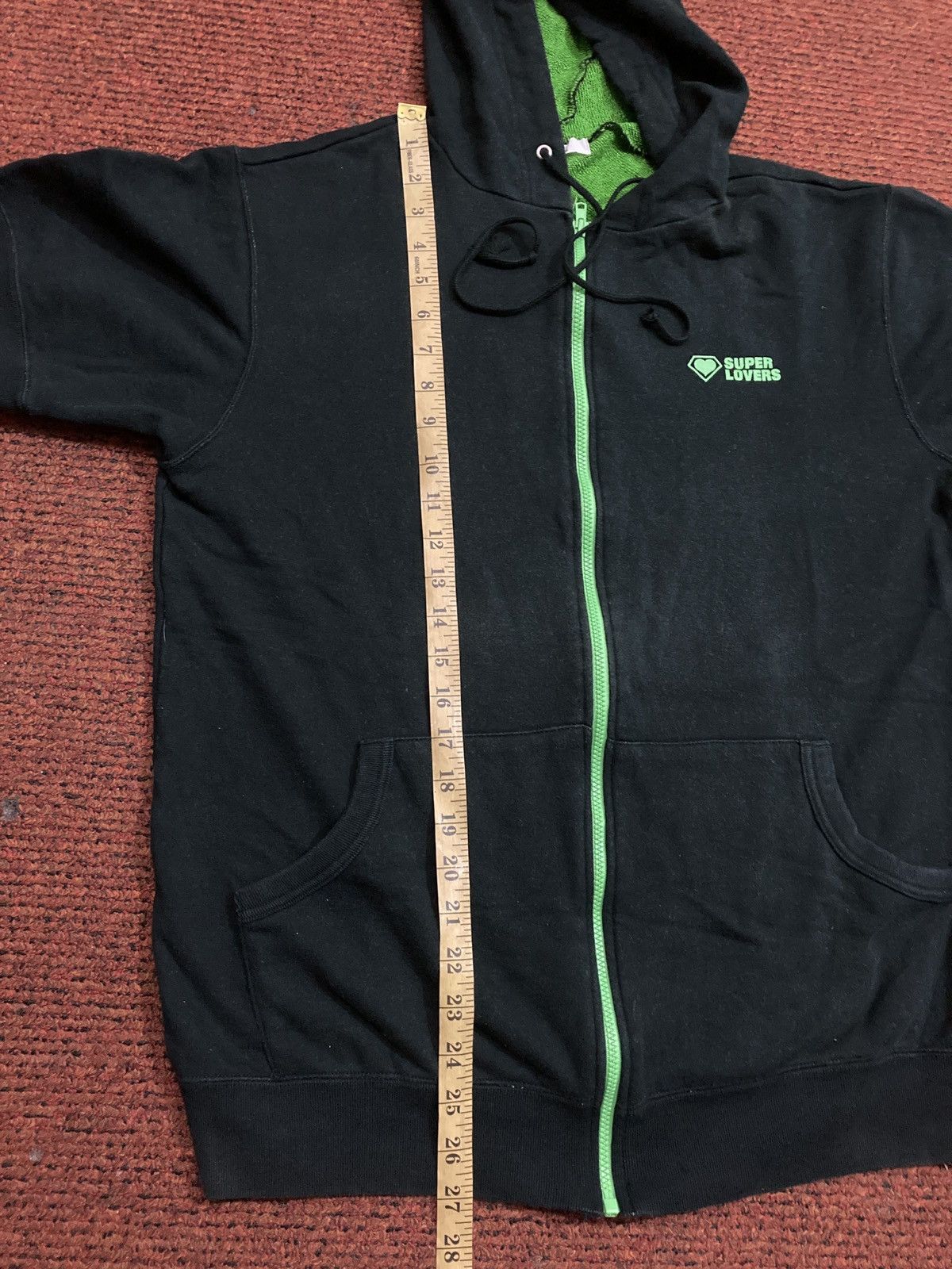 Japanese Brand Super Lovers Short Sleeve Spellout Hoodie Size US M / EU 48-50 / 2 - 12 Thumbnail