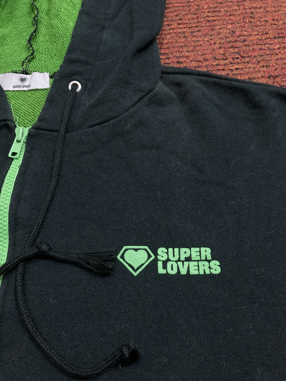 Japanese Brand Super Lovers Short Sleeve Spellout Hoodie Size US M / EU 48-50 / 2 - 5 Thumbnail