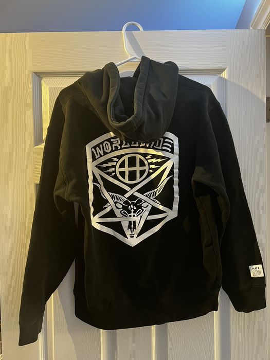 Thrasher x discount huf worldwide hoodie