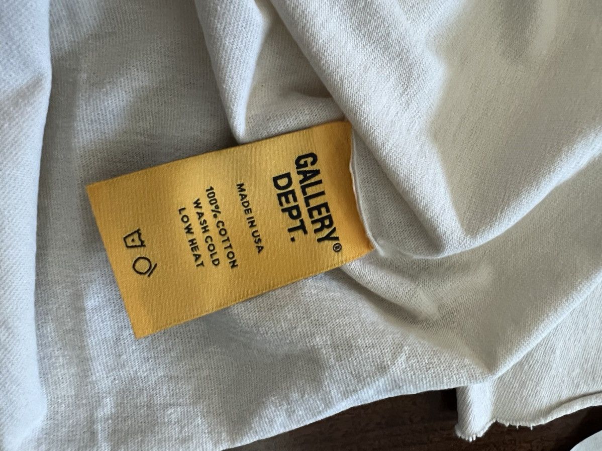 Gallery Dept. GALLERY DEPT CLAW ATK TEE WHITE SMALL Size US S / EU 44-46 / 1 - 8 Thumbnail