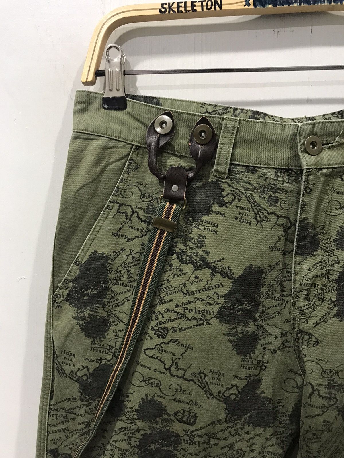Designer × Japanese Brand Japanese Half Print Street Designer Suspender Military Pant Size US 30 / EU 46 - 3 Thumbnail