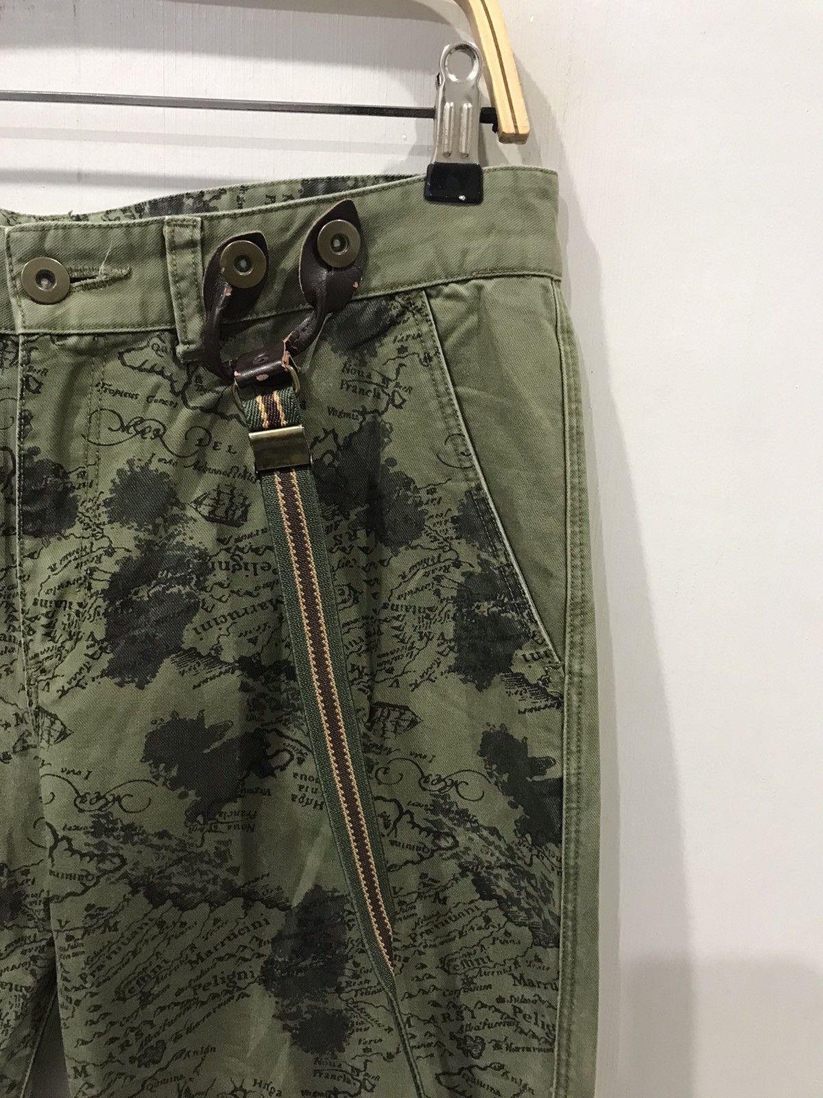 Designer × Japanese Brand Japanese Half Print Street Designer Suspender Military Pant Size US 30 / EU 46 - 2 Thumbnail