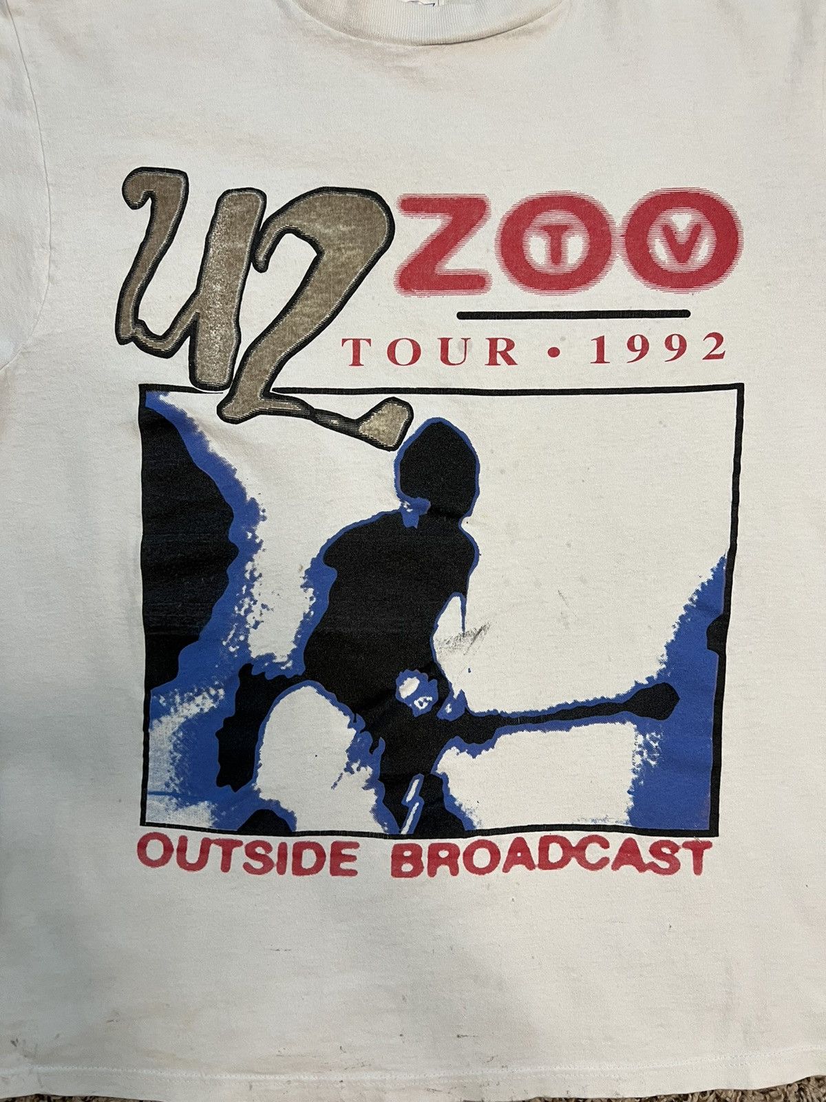 Vintage Vintage 1992’s U2 Zoo TV Tour T-Shirt Size US L / EU 52-54 / 3 - 2 Thumbnail