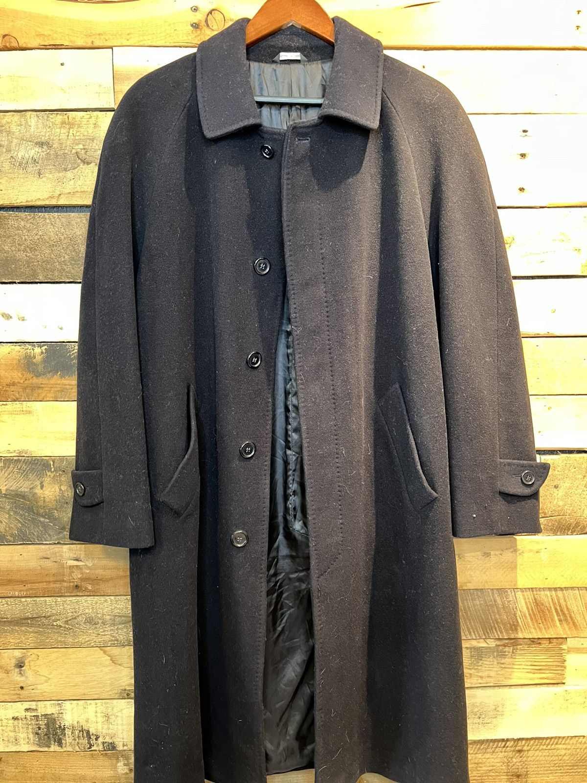 コート Giovi Wool and cashmere coat Vintage Vintage Club San Giorgio wool cashmere long coat