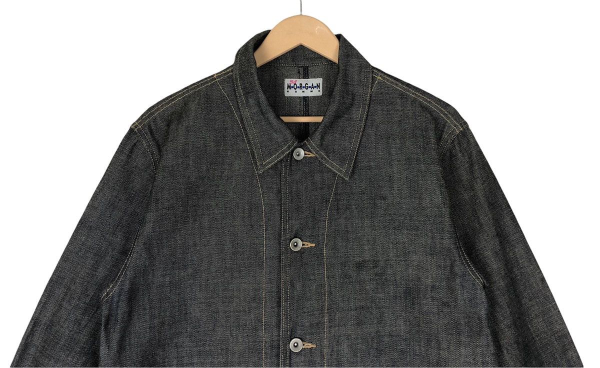 Morgan Homme Morgan Homme Button Denim Jacket Made In Japan Size US L / EU 52-54 / 3 - 4 Thumbnail