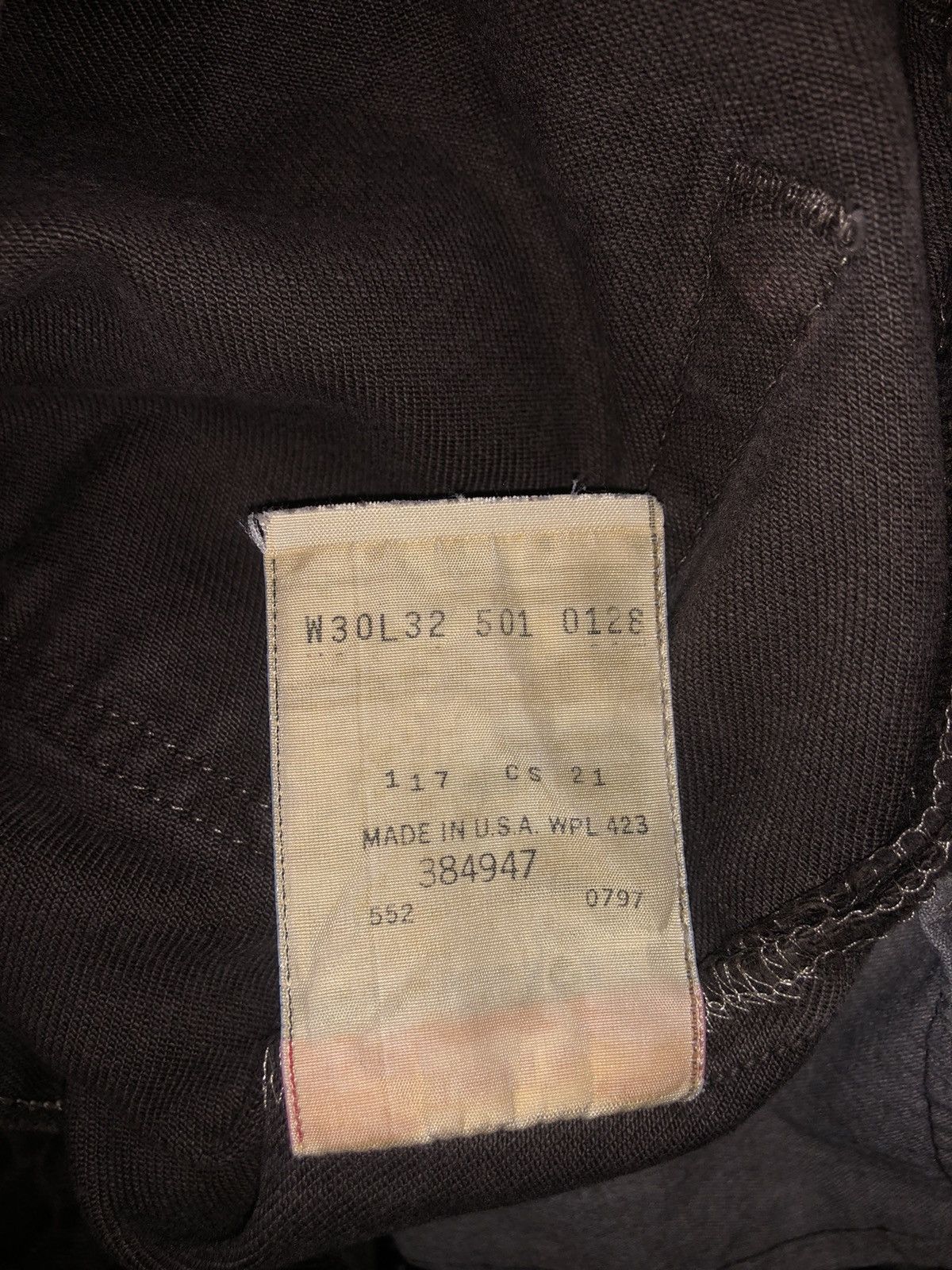 Levi’s 501 Brown Flared Denim Jeans