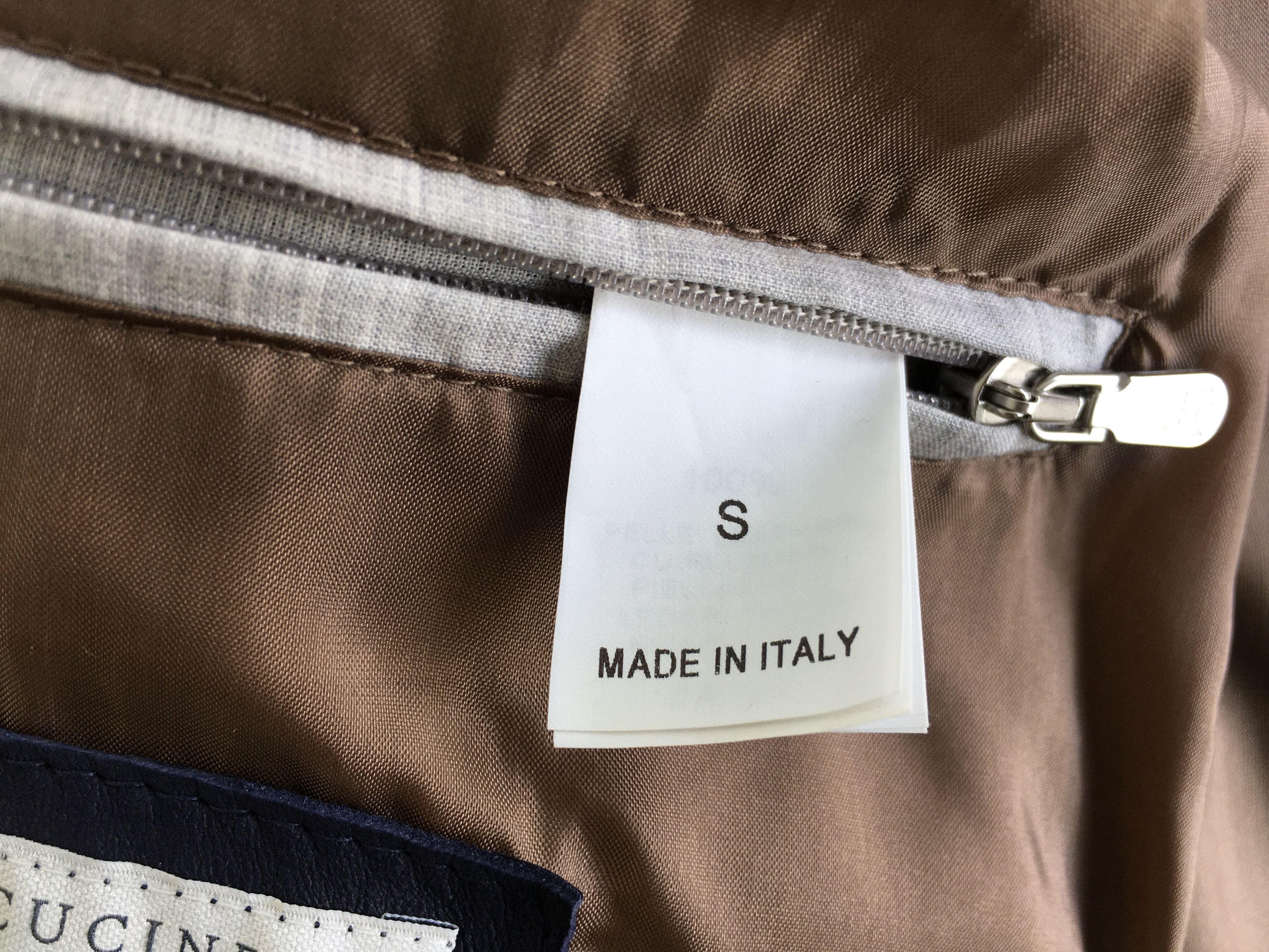Brunello Cucinelli BRUNELLO CUCINELLI NAVY SUEDE TRUCKER JACKET SIZE S / EU48 Size US S / EU 44-46 / 1 - 6 Thumbnail