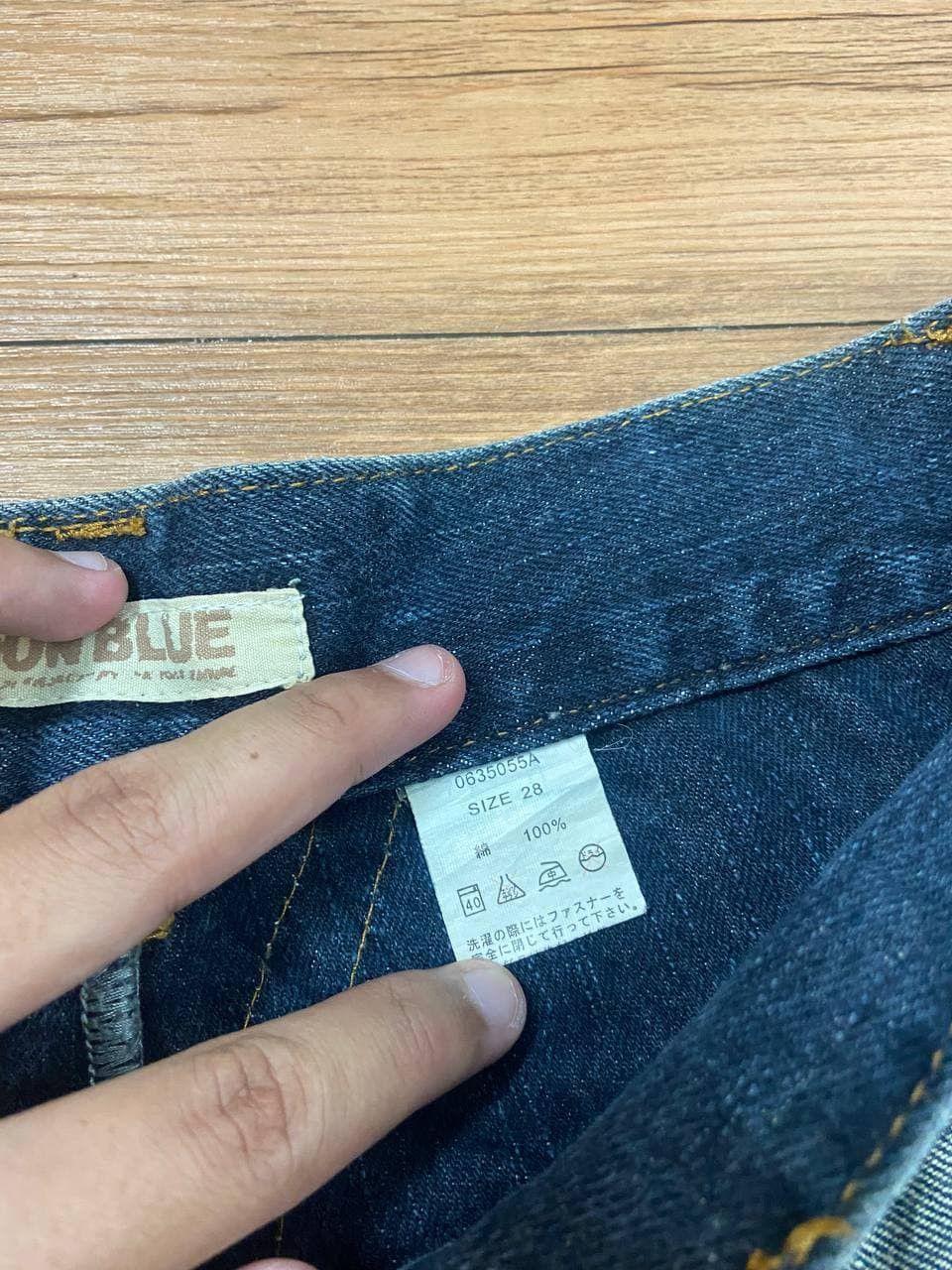 Japanese Brand × Vintage Vintage Blue Moon Blue Surf Jeans Size US 34 / EU 50 - 15 Thumbnail