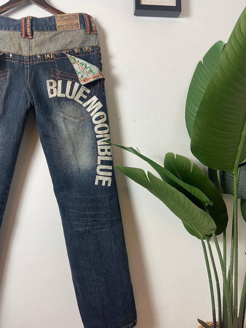 Japanese Brand × Vintage Vintage Blue Moon Blue Surf Jeans Size US 34 / EU 50 - 11 Thumbnail