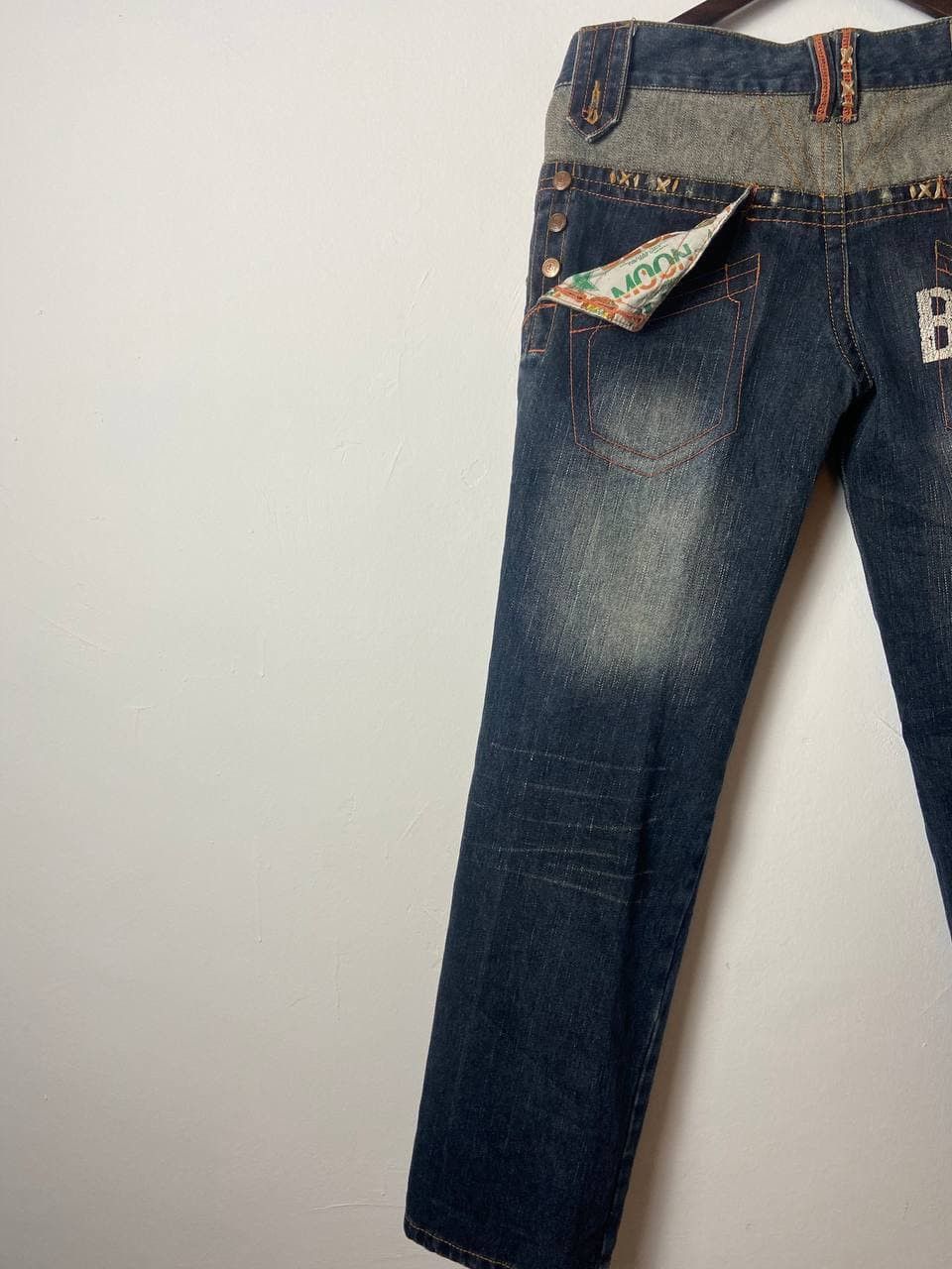 Japanese Brand × Vintage Vintage Blue Moon Blue Surf Jeans Size US 34 / EU 50 - 10 Thumbnail