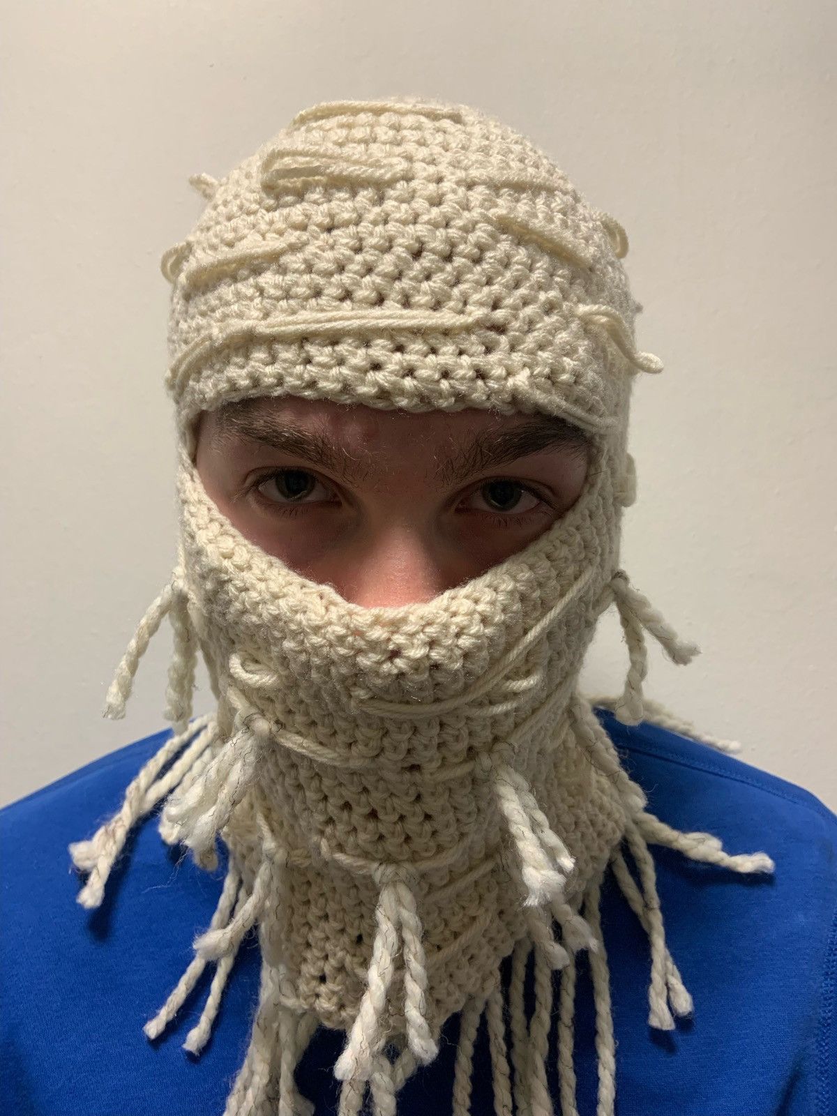 Cream Castle Handmade Balaclava One Size Crotchet