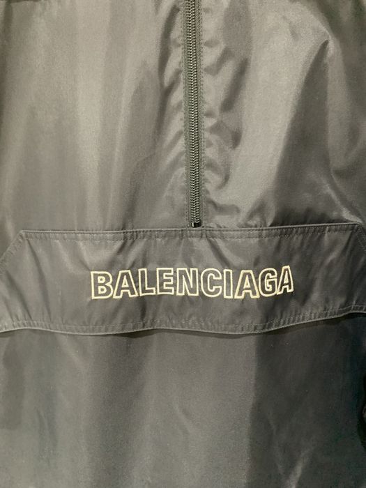 Balenciaga [FINAL DROP] Balenciaga 80s Windbreaker Jacket in Navy blue