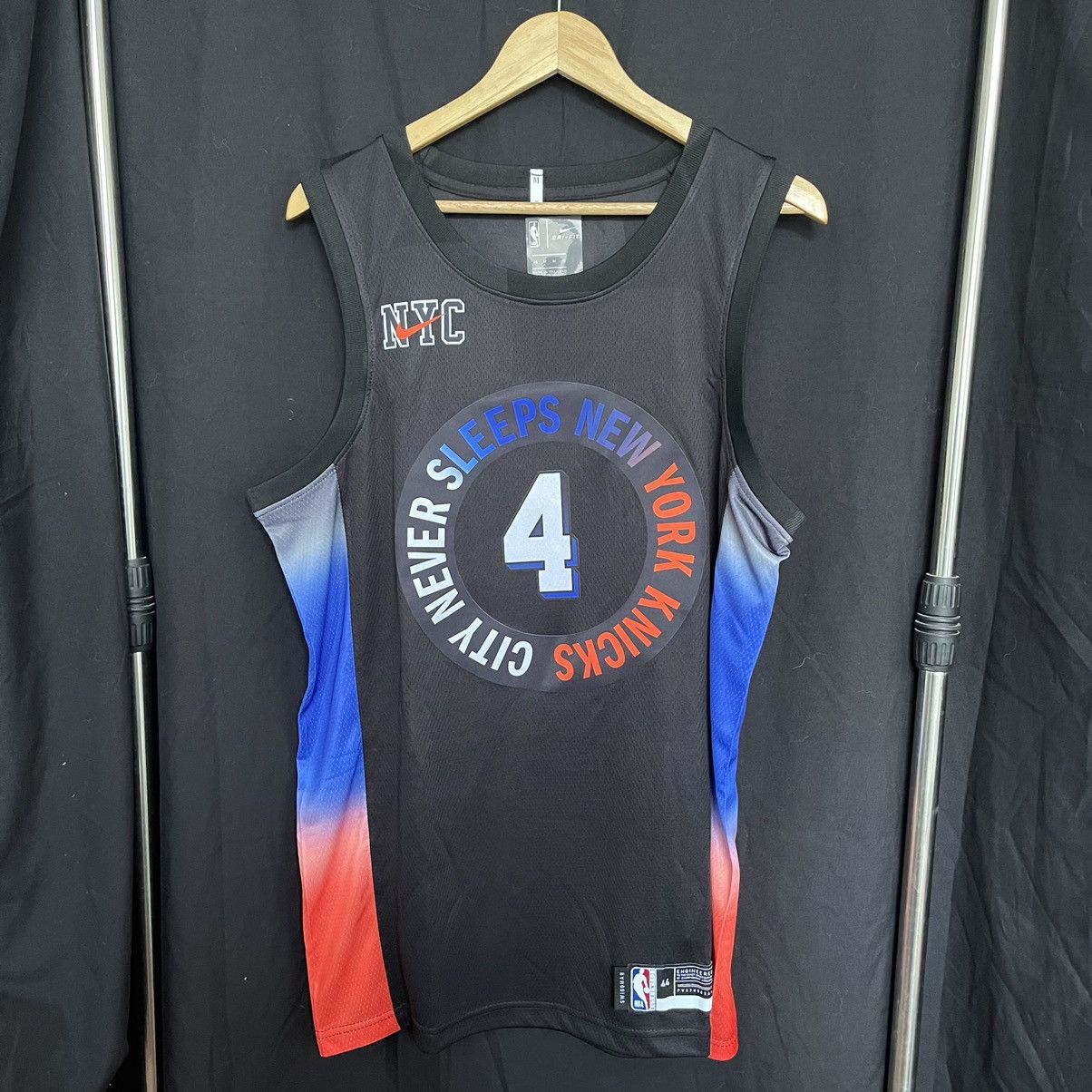 New York Knicks Black City Edition Derrick Rose Jersey S