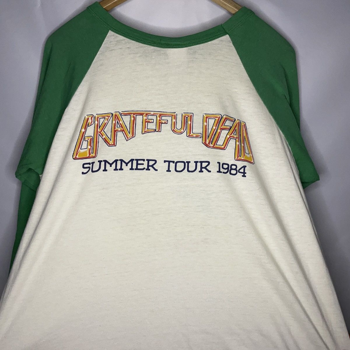 Band Tees × Grateful Dead × Vintage Vintage GRATEFUL DEAD SUMMER TOUR 1983 Jersey shirt Size US M / EU 48-50 / 2 - 4 Thumbnail
