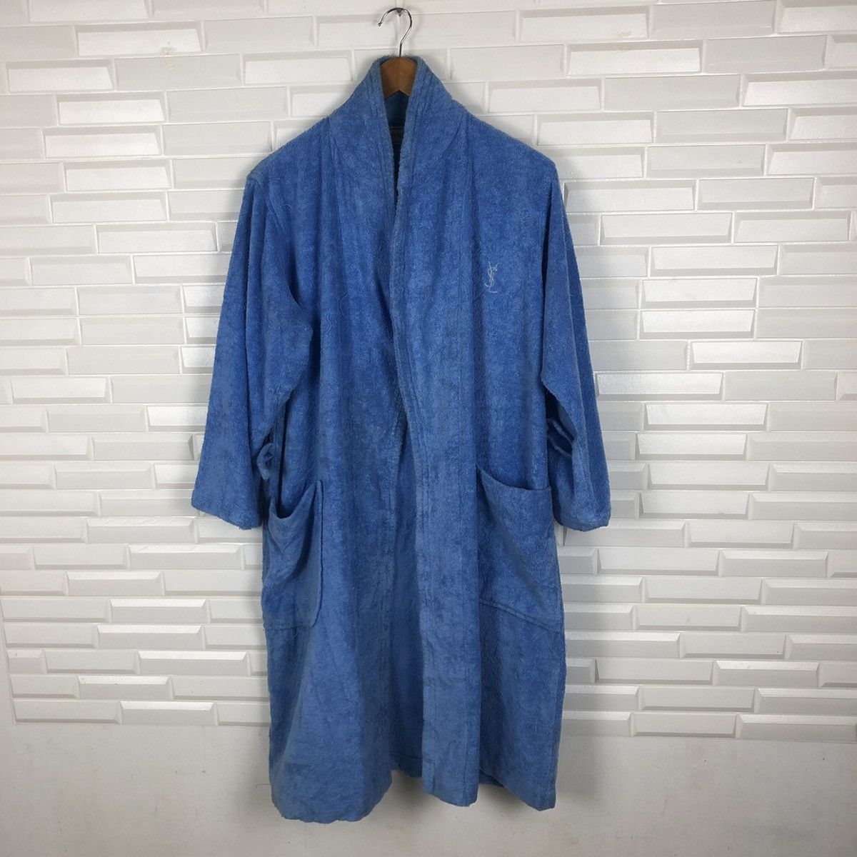 Vintage × Yves Saint Laurent YVES SAINT LAUREN BATHROBE JACKET Size US S / EU 44-46 / 1 - 1 Thumbnail