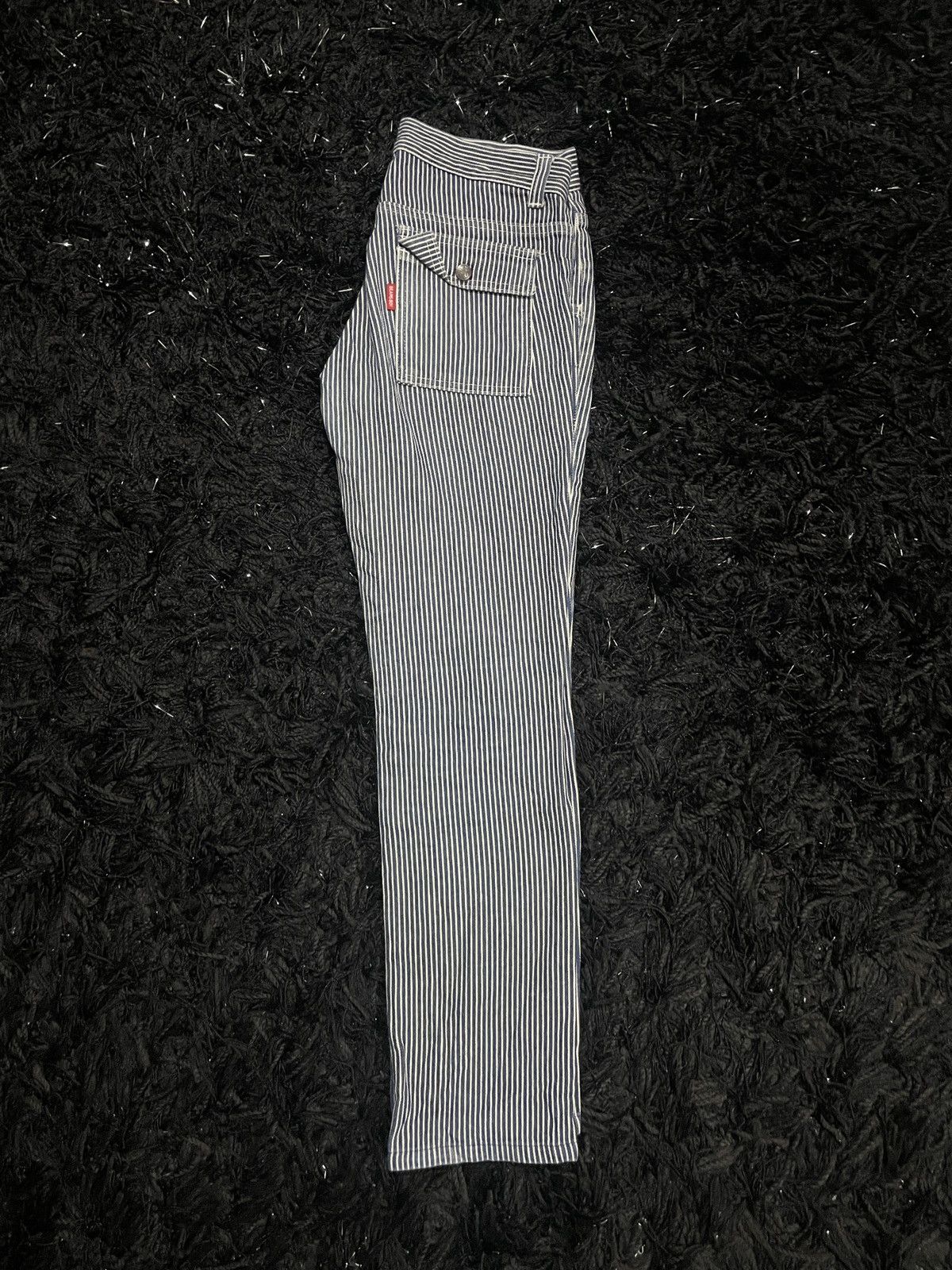 Japanese Brand Beams Boy Bush Pant Hickory blue W28 X-Small