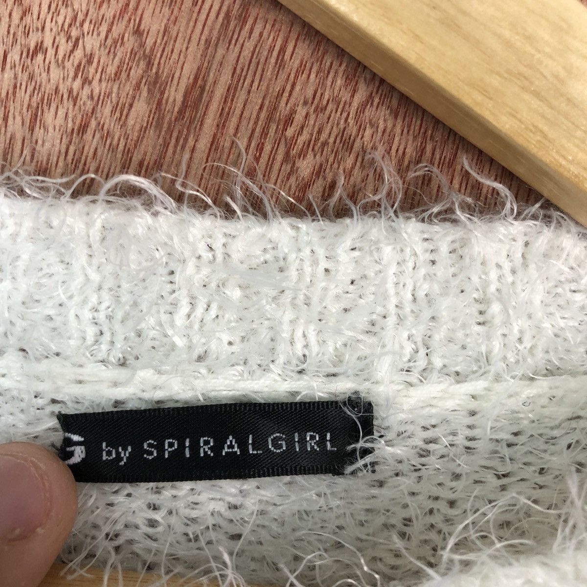 Homespun Knitwear × Japanese Brand Spiral Girl White Mohair fur Shag Shaggy Knitwear #c383 Size S / US 4 / IT 40 - 9 Thumbnail