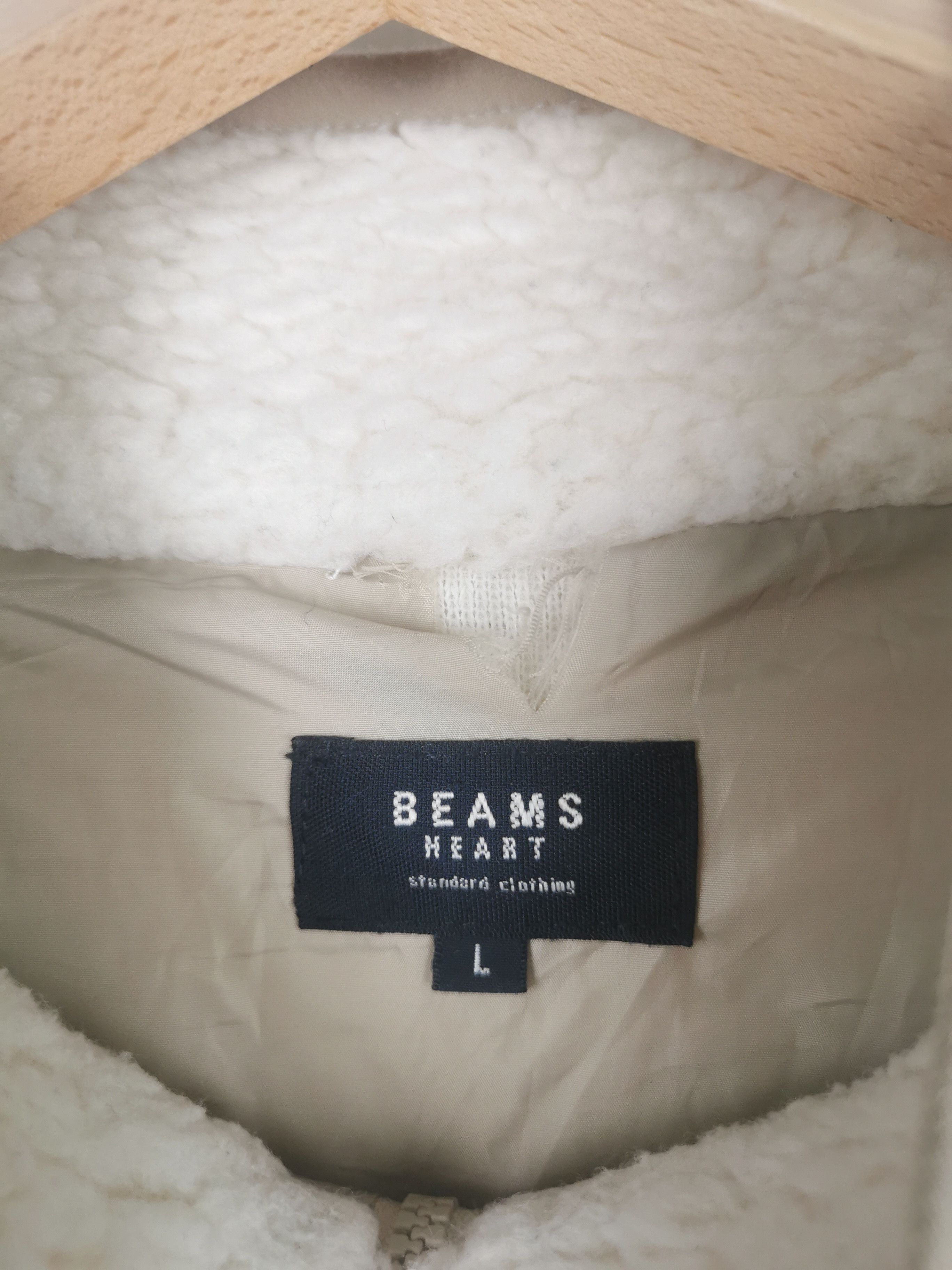 Beams Plus × Japanese Brand Beams Heart Fleece Sweatshirt Size US L / EU 52-54 / 3 - 5 Thumbnail
