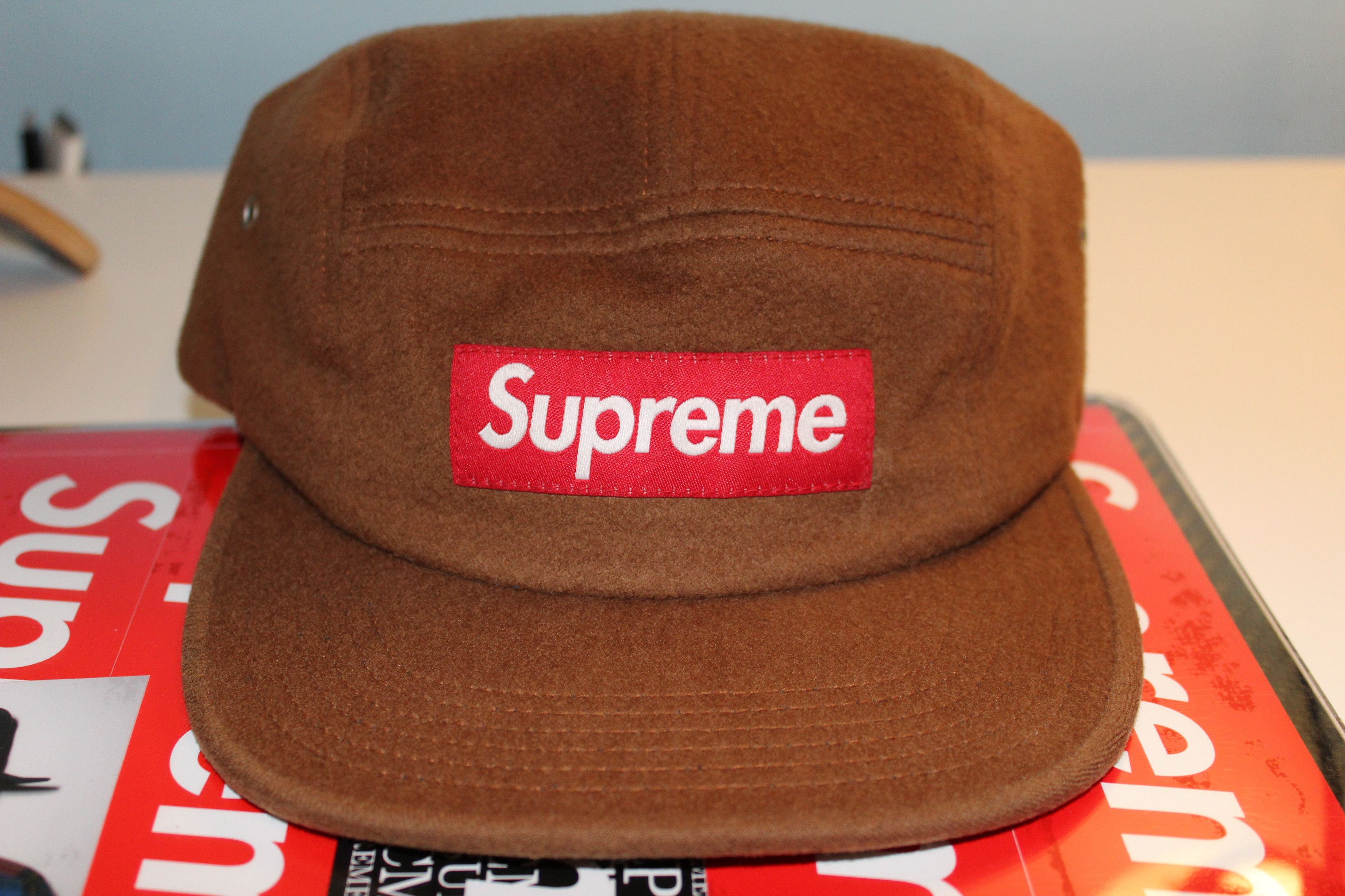 SUPREME ORANGE WOOL CAMP CAP! 