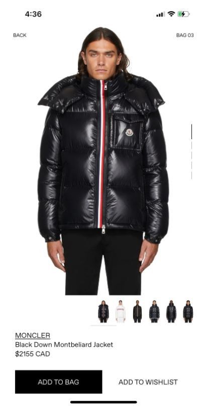 Moncler モンクレール Montbeliard ショート ダウンジャケット