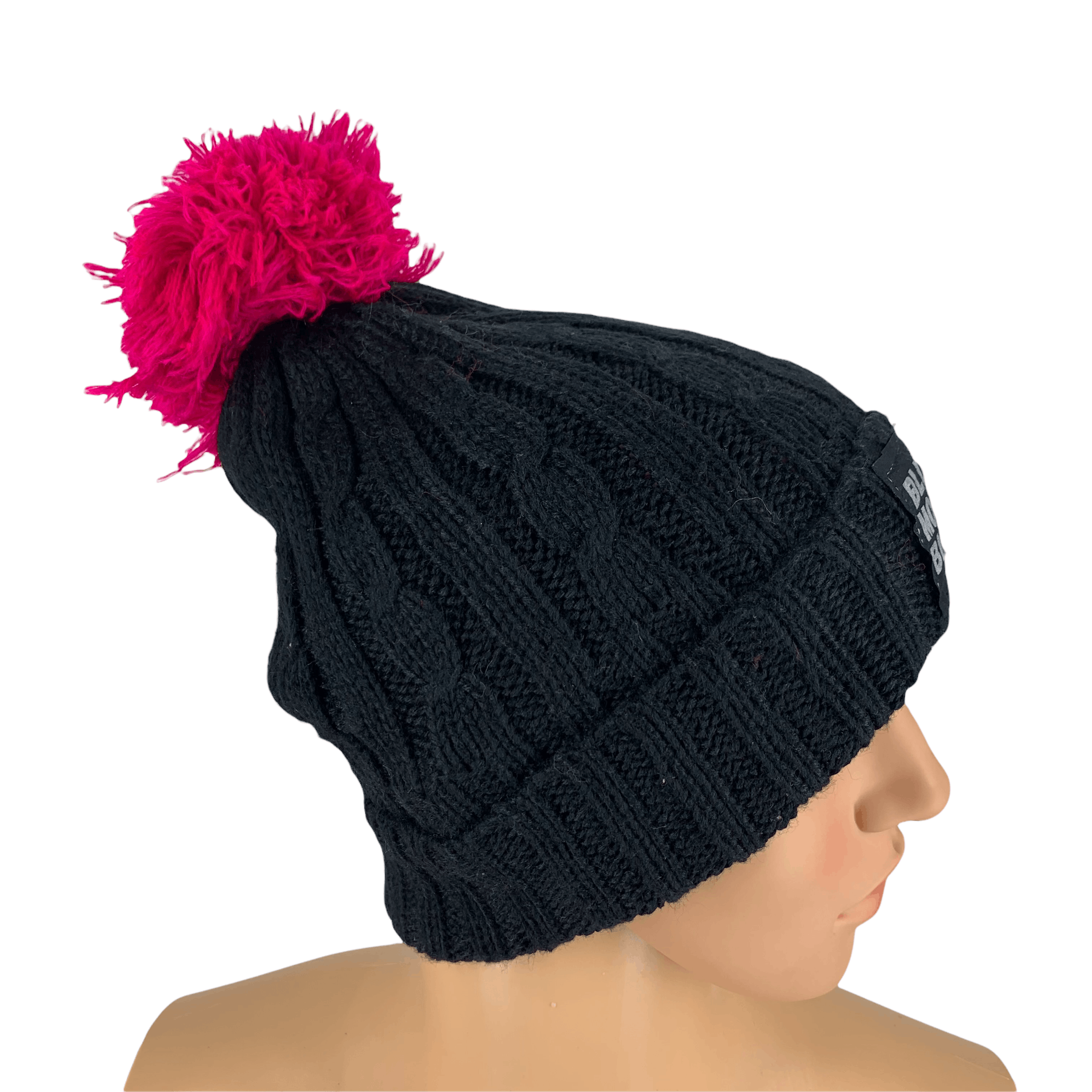 Vintage Blue Moon Blue Beanie / Snow Hat #87-D Size ONE SIZE - 3 Thumbnail