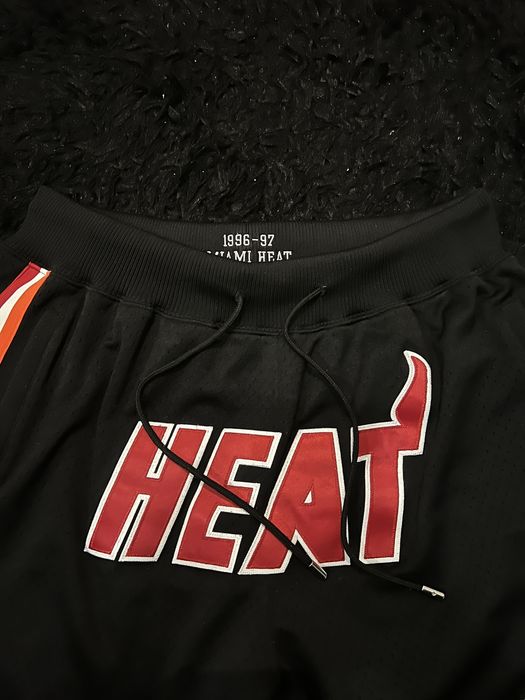 Miami Heat Just Don Shorts Size Large