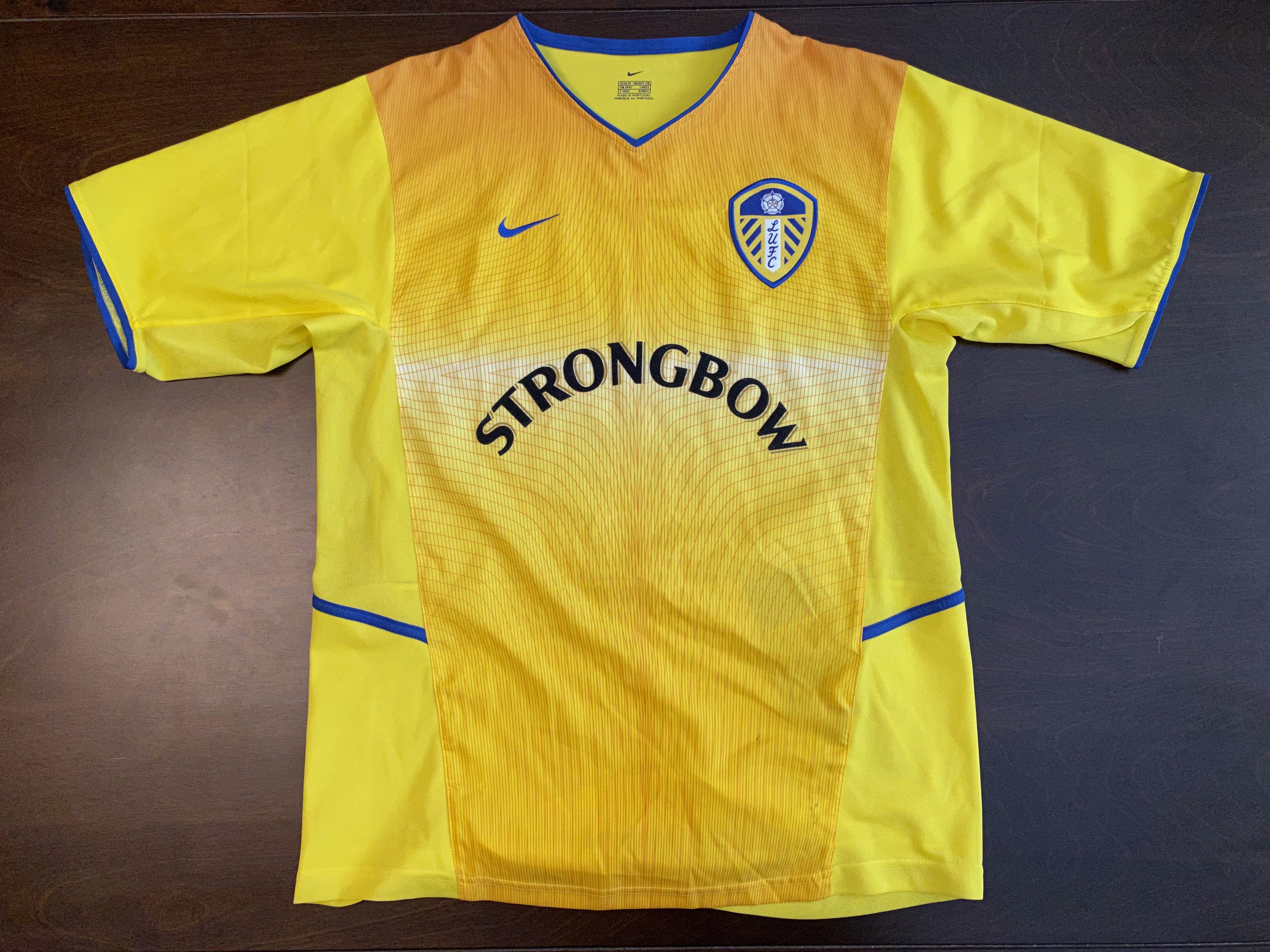 LEEDS UNITED 2002/2003 HOME FOOTBALL SHIRT NIKE VINTAGE