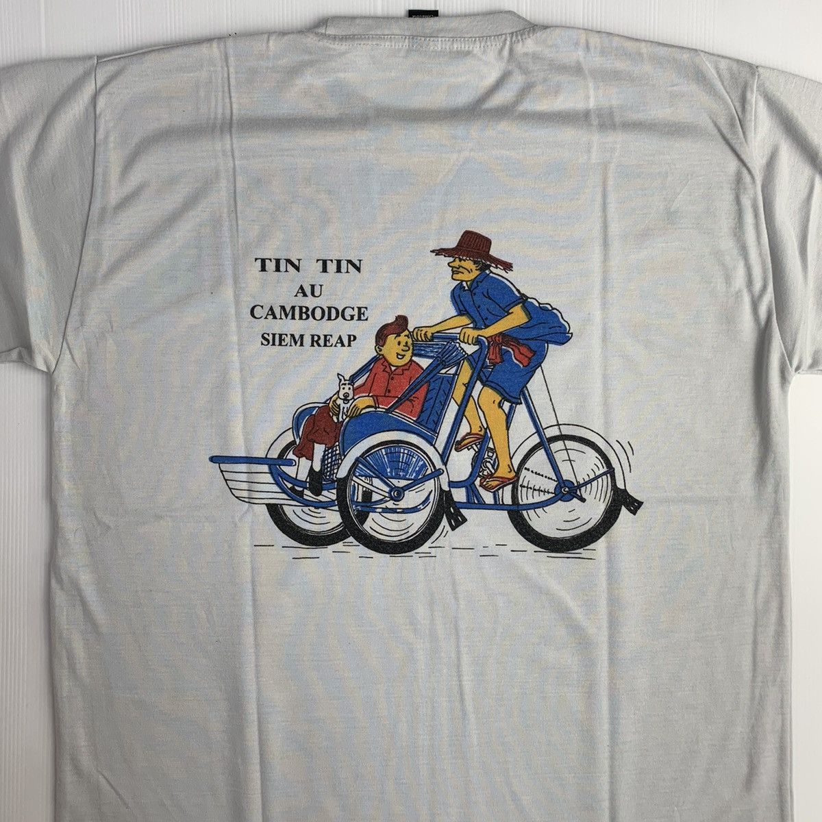 Anime × Cartoon Network Vintage The Adventures of Tintin Cambodia Size US M / EU 48-50 / 2 - 1 Thumbnail