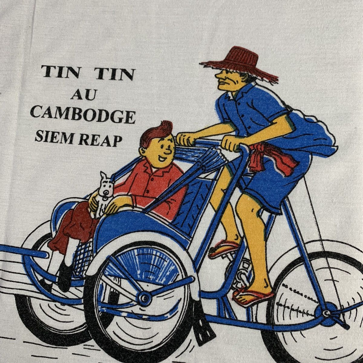 Anime × Cartoon Network Vintage The Adventures of Tintin Cambodia Size US M / EU 48-50 / 2 - 3 Thumbnail