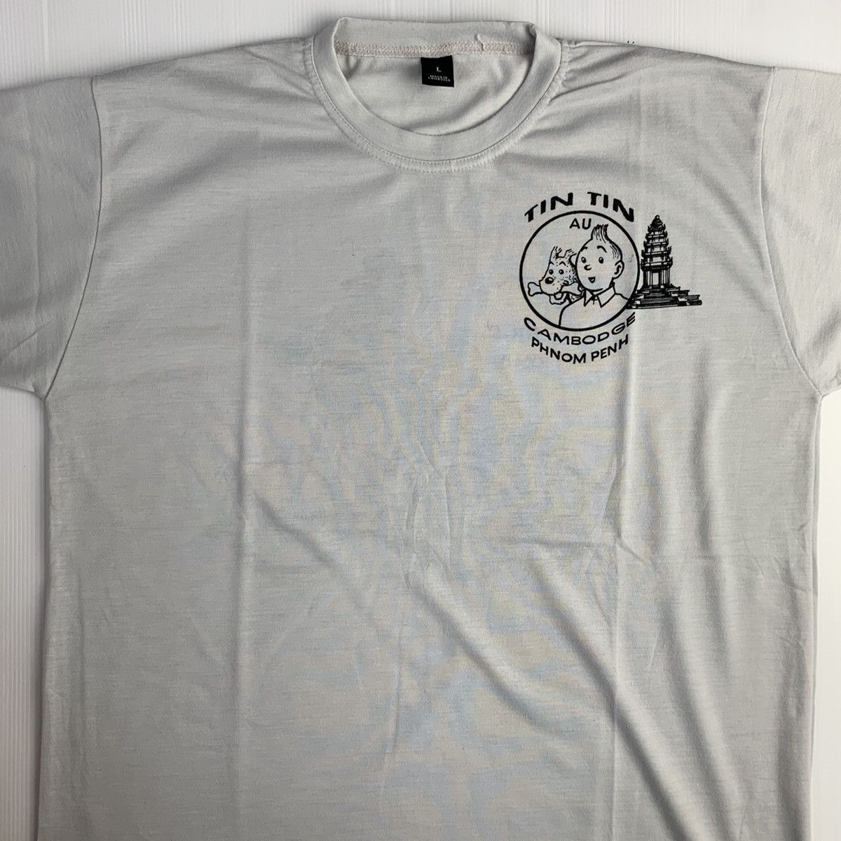 Anime × Cartoon Network Vintage The Adventures of Tintin Cambodia Size US M / EU 48-50 / 2 - 2 Thumbnail