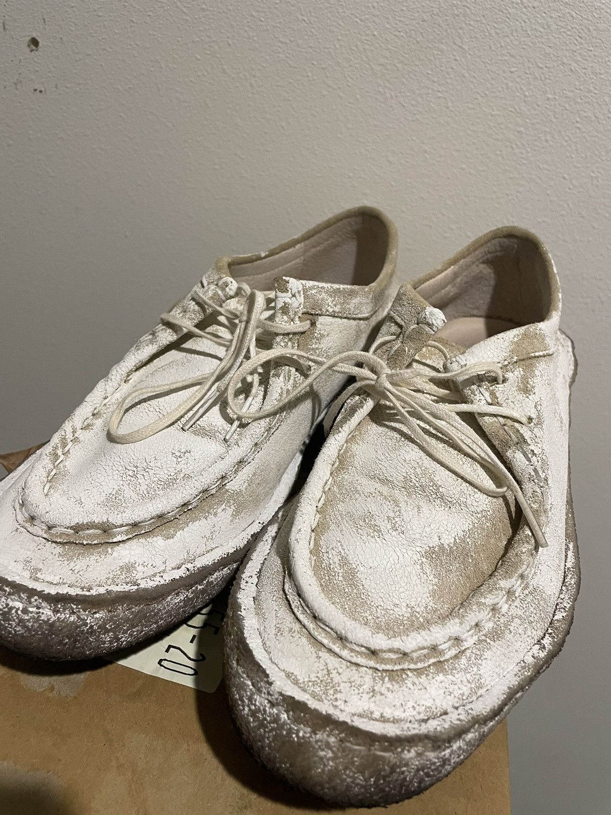Hender Scheme Hender Scheme Tarte Shoes Paint Splatter Custom Sz 4 | Grailed