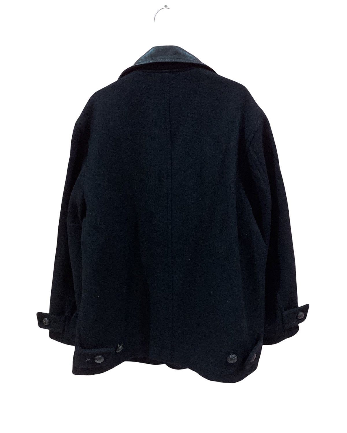 45rpm 45RPM fireman heavyCoat Softhell Wool Dark Black Size US L / EU 52-54 / 3 - 4 Thumbnail