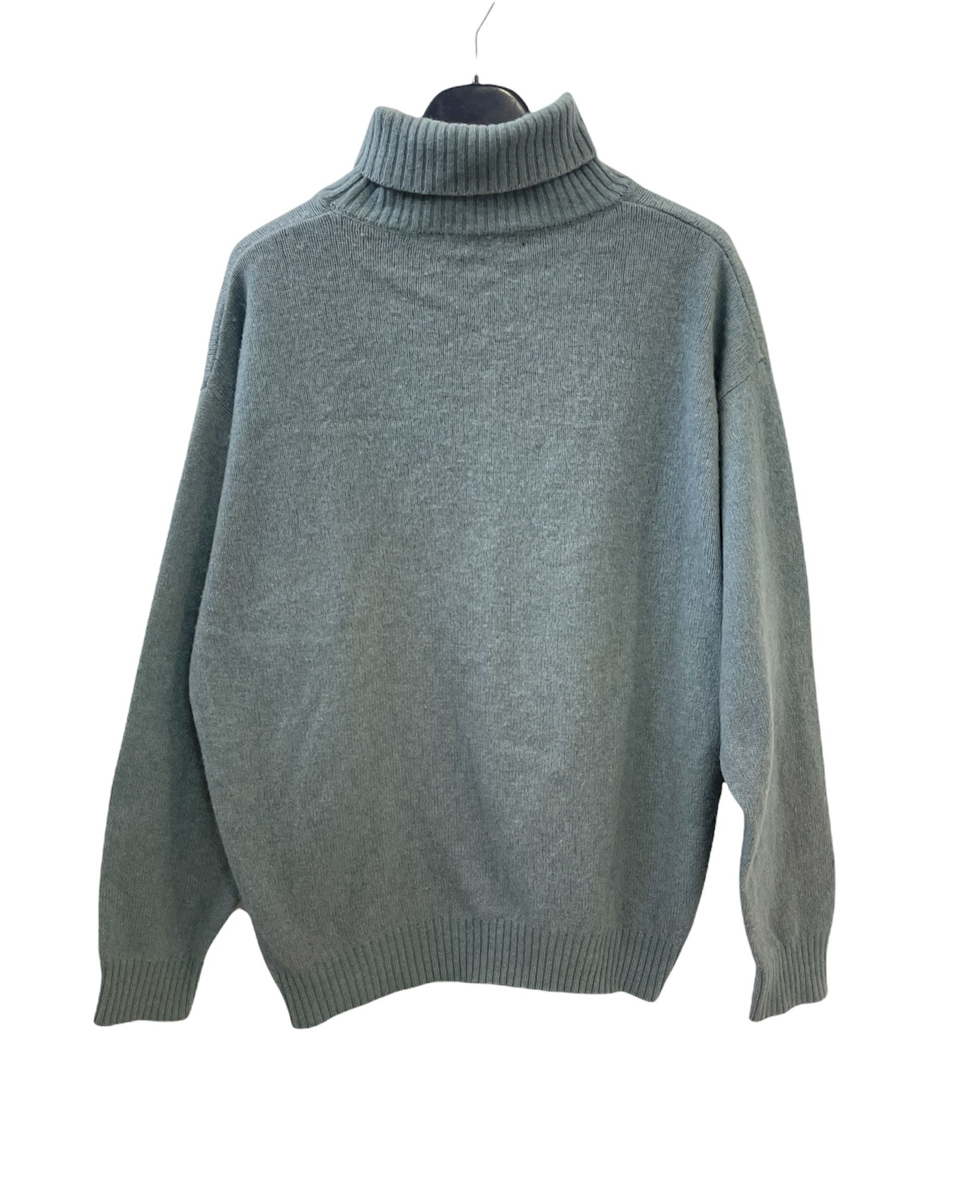 Burberry 🔥 Burberry turtleneck size M silk wool green water rare Size US M / EU 48-50 / 2 - 3 Thumbnail