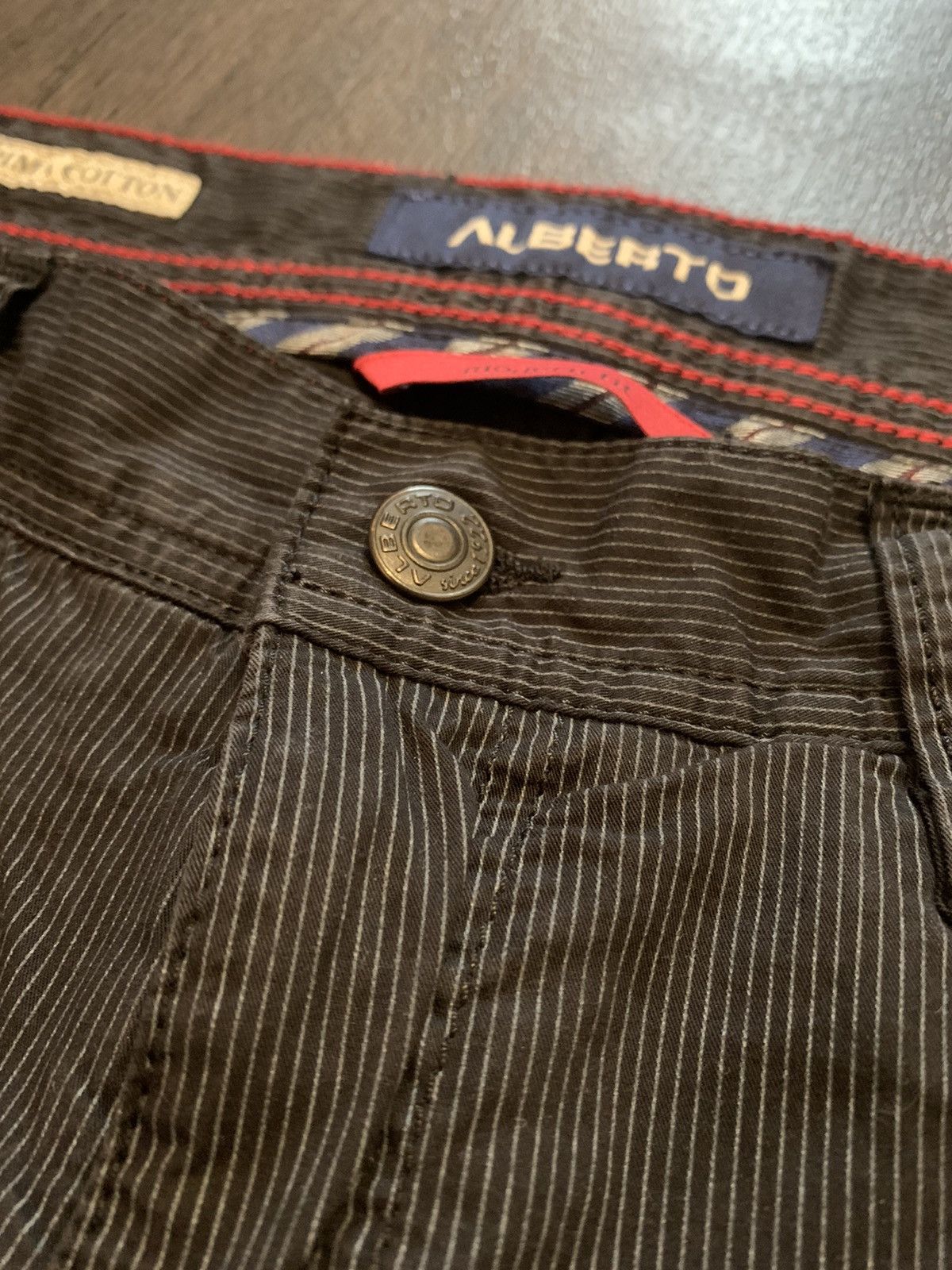 Alberto Alberto x Lightweight x Casual stripes pant Size US 33 - 2 Thumbnail