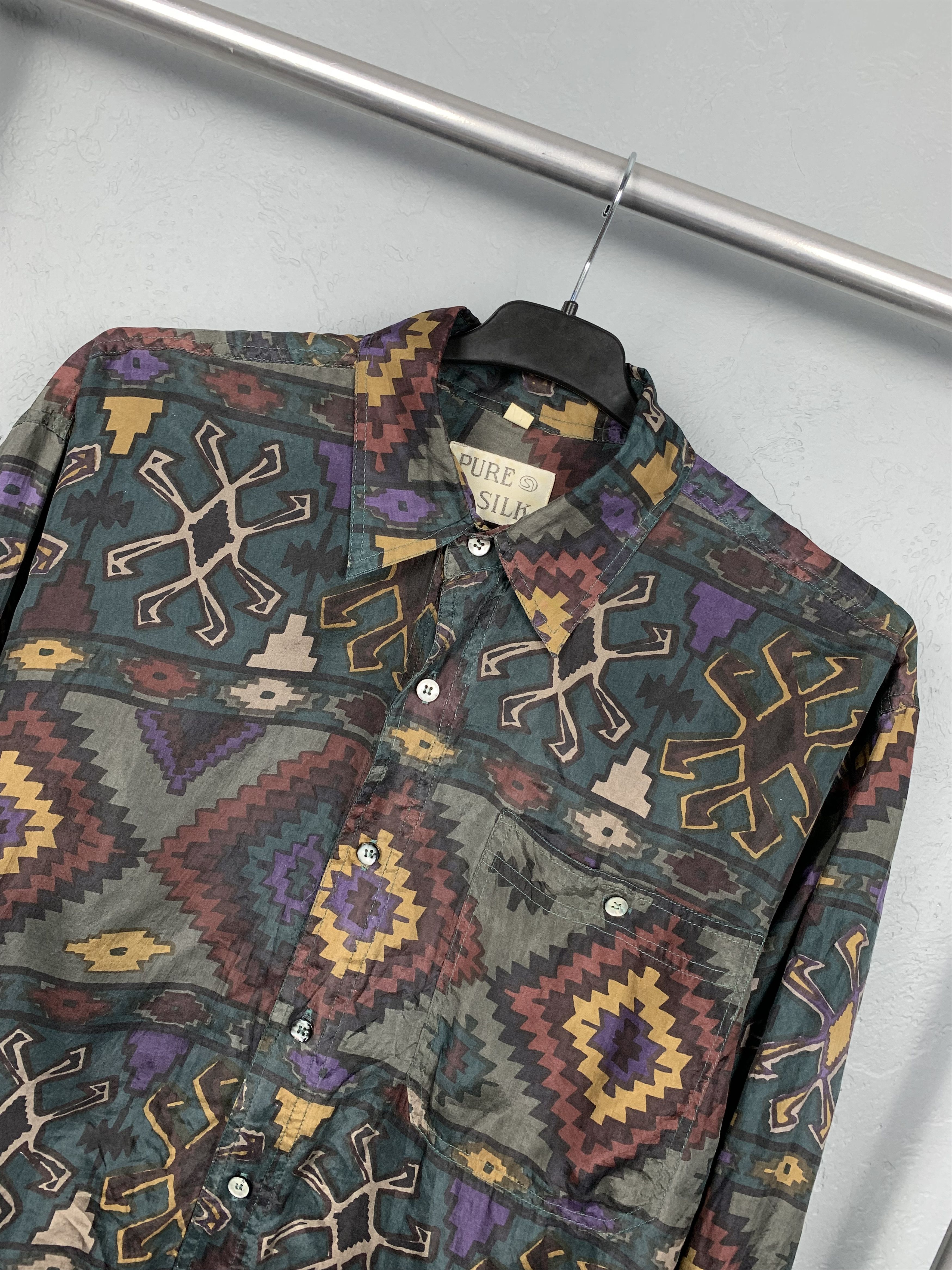 Other Vintage Hawaiian Shirt Silk Shirt Size US M / EU 48-50 / 2 - 2 Thumbnail