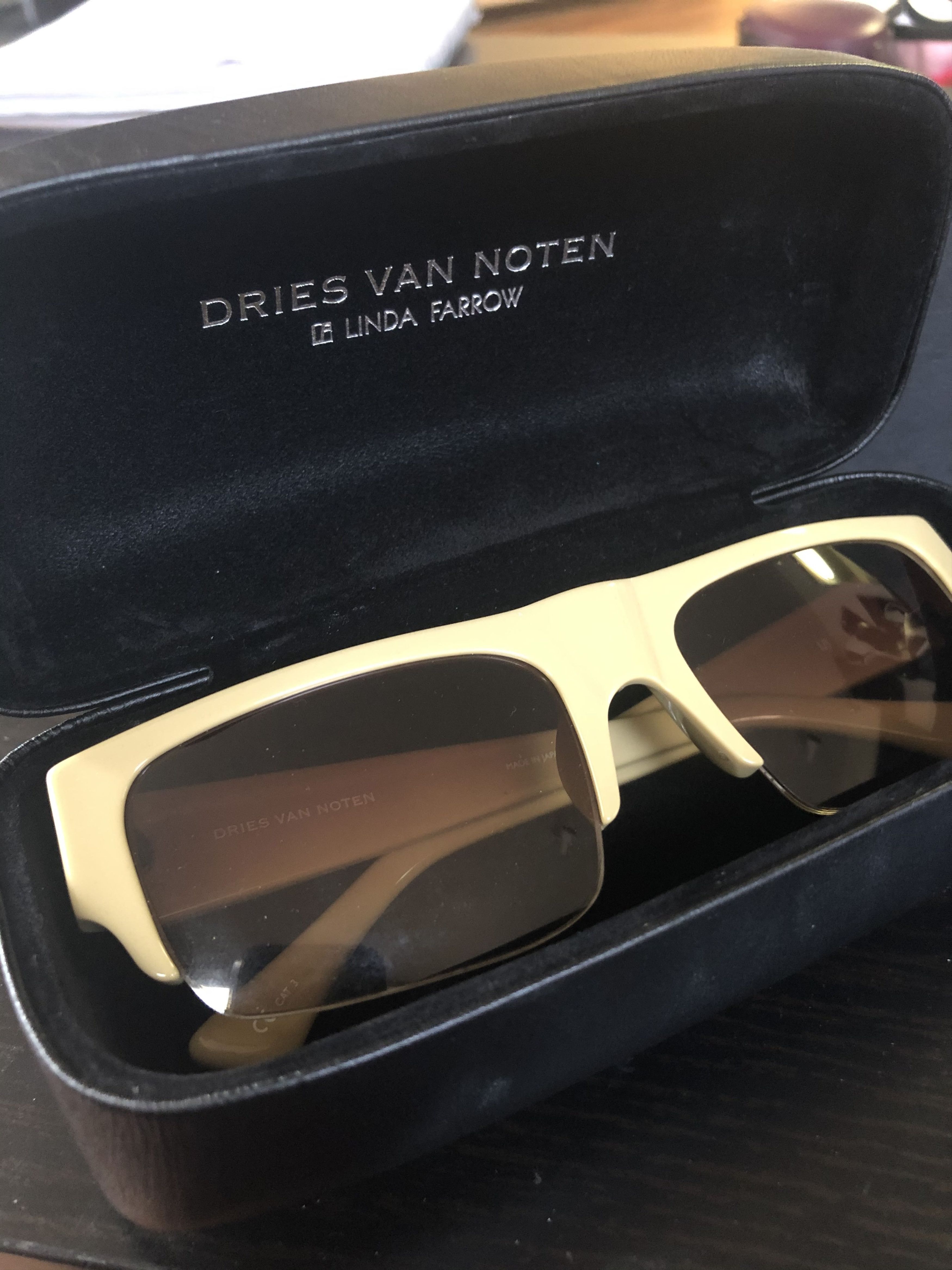 Dries Van Noten × Linda Farrow Dries Van Noten x Linda Farrow 190 C3 Sunglasses Size ONE SIZE - 2 Thumbnail