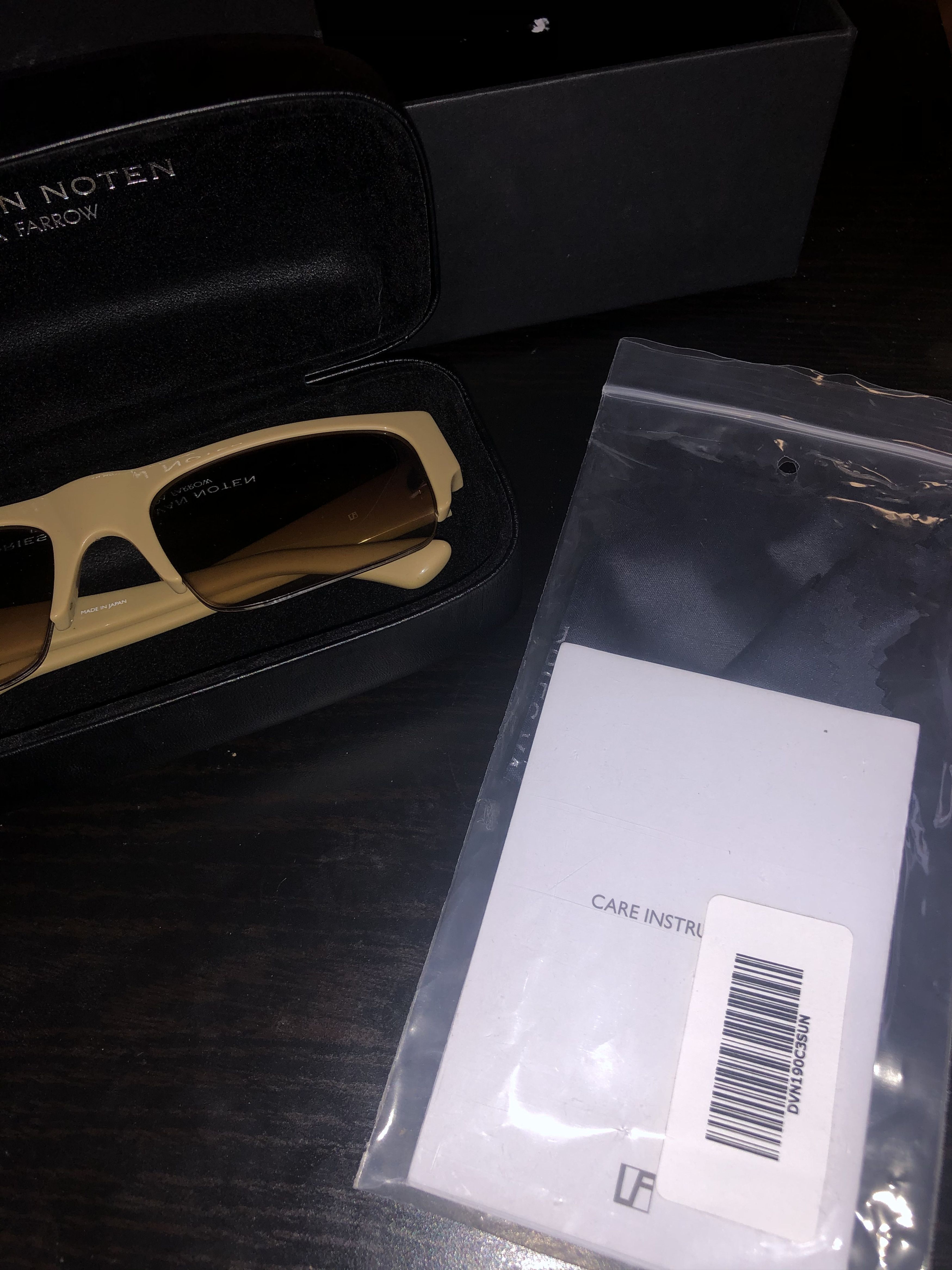 Dries Van Noten × Linda Farrow Dries Van Noten x Linda Farrow 190 C3 Sunglasses Size ONE SIZE - 6 Thumbnail