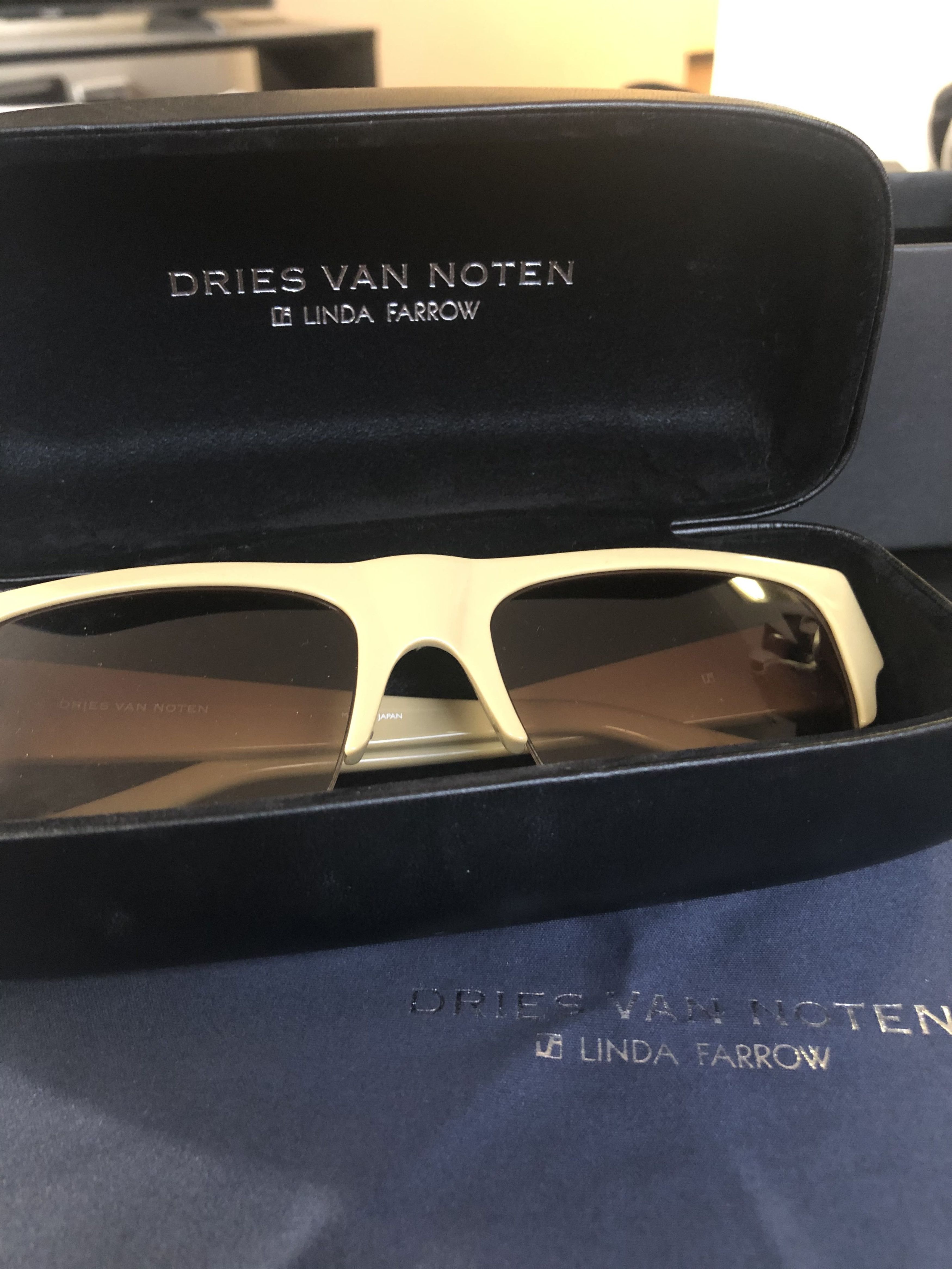 Dries Van Noten × Linda Farrow Dries Van Noten x Linda Farrow 190 C3 Sunglasses Size ONE SIZE - 3 Thumbnail